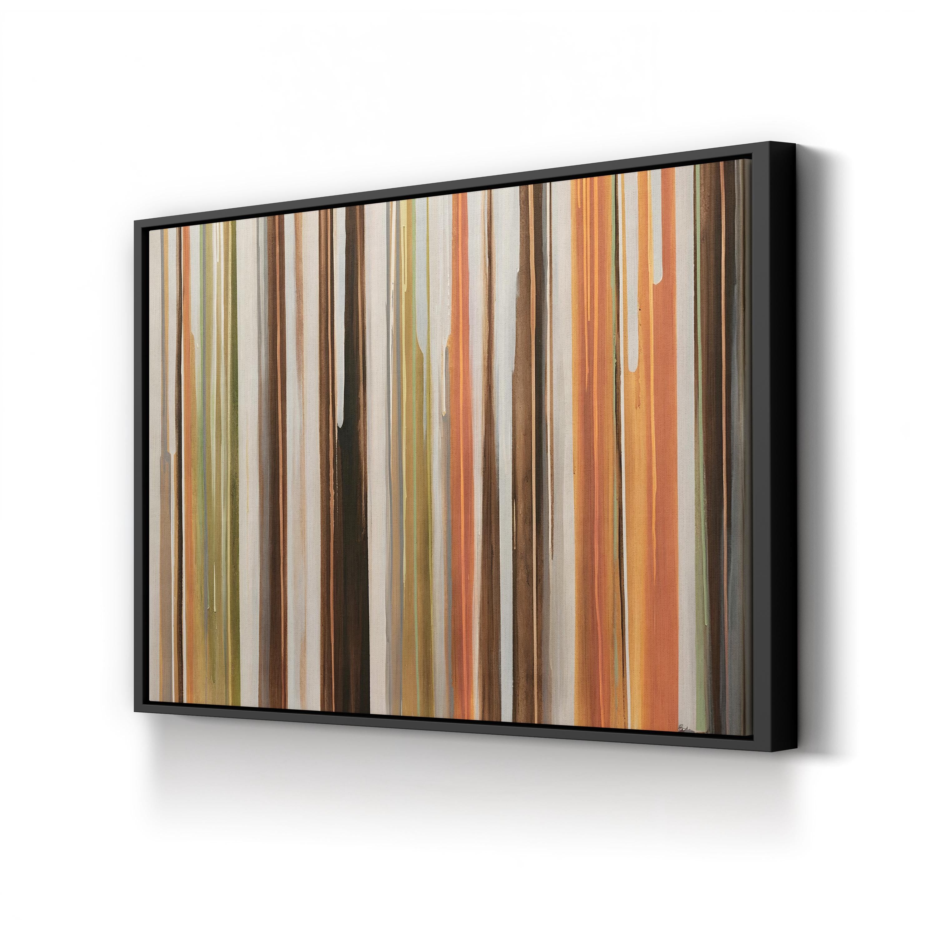 Polish II Wall Art | Contemporary Gold & Black Abstract Canvas by Sydney Edmunds