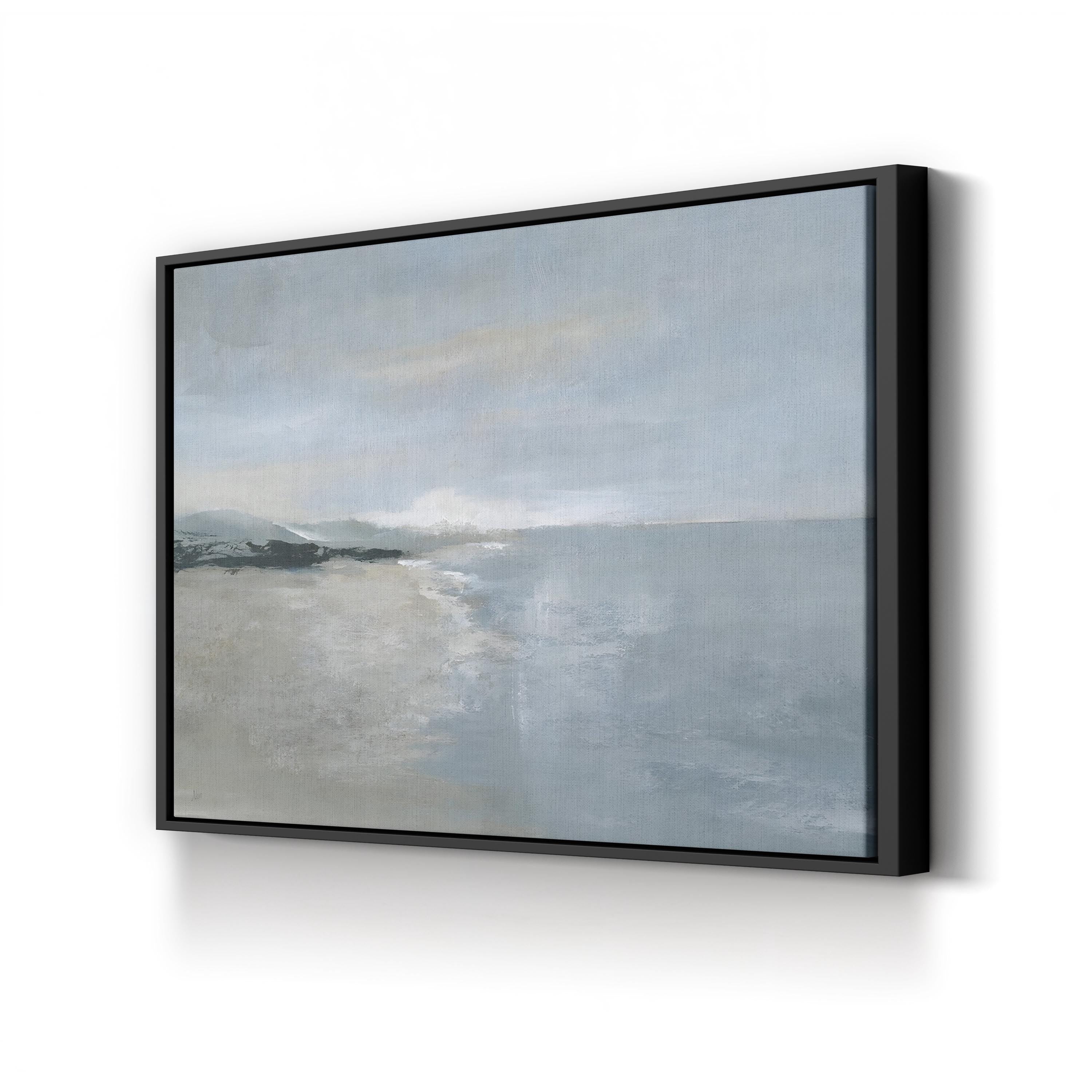 Quiet Morning Wall Art – Serene Coastal Abstract Artwork