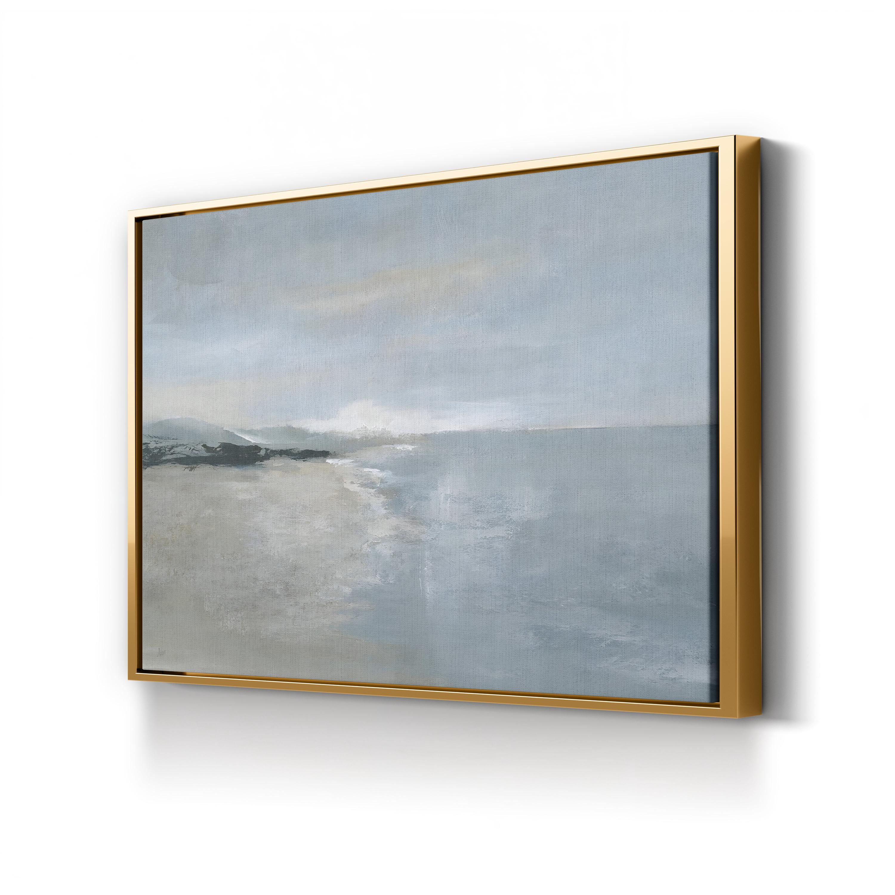 Quiet Morning Wall Art – Serene Coastal Abstract Artwork