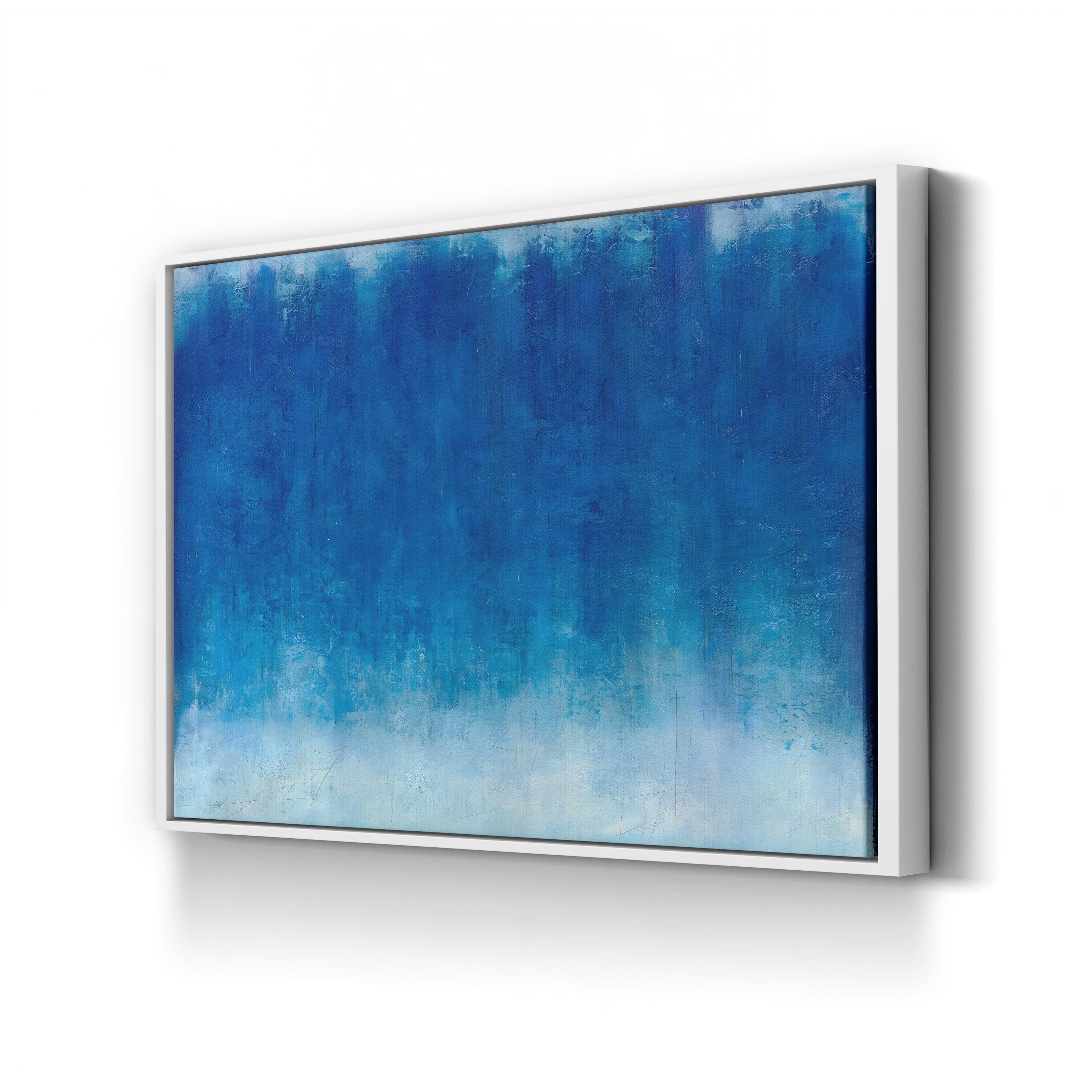 Quiet Understanding Blue Abstract – Joshua Schicker Wall Art | Minimalist Canvas Print