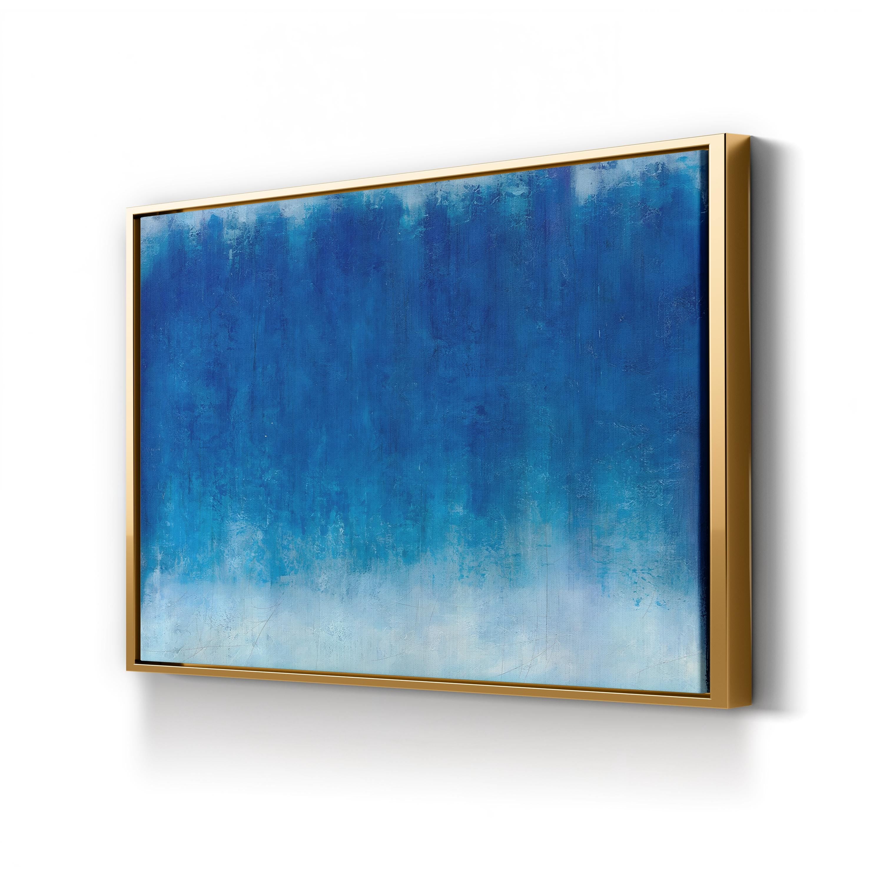Quiet Understanding Blue Abstract – Joshua Schicker Wall Art | Minimalist Canvas Print
