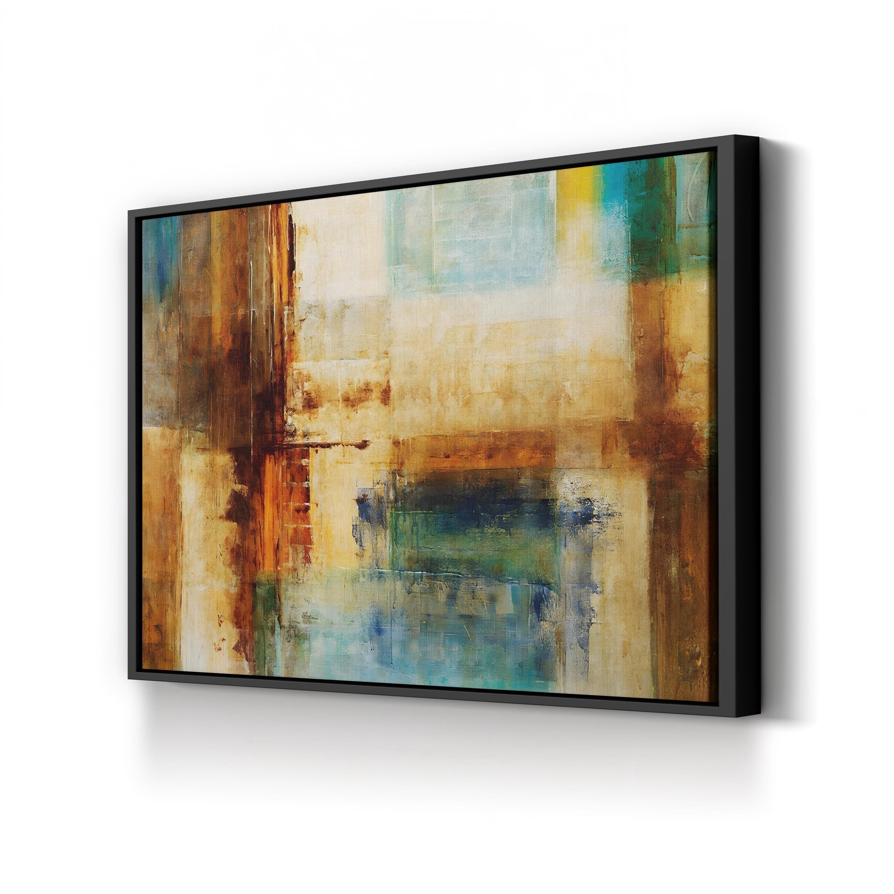 Recumbent Color Block Abstract – Joshua Schicker Wall Art | Contemporary Abstract Canvas Print