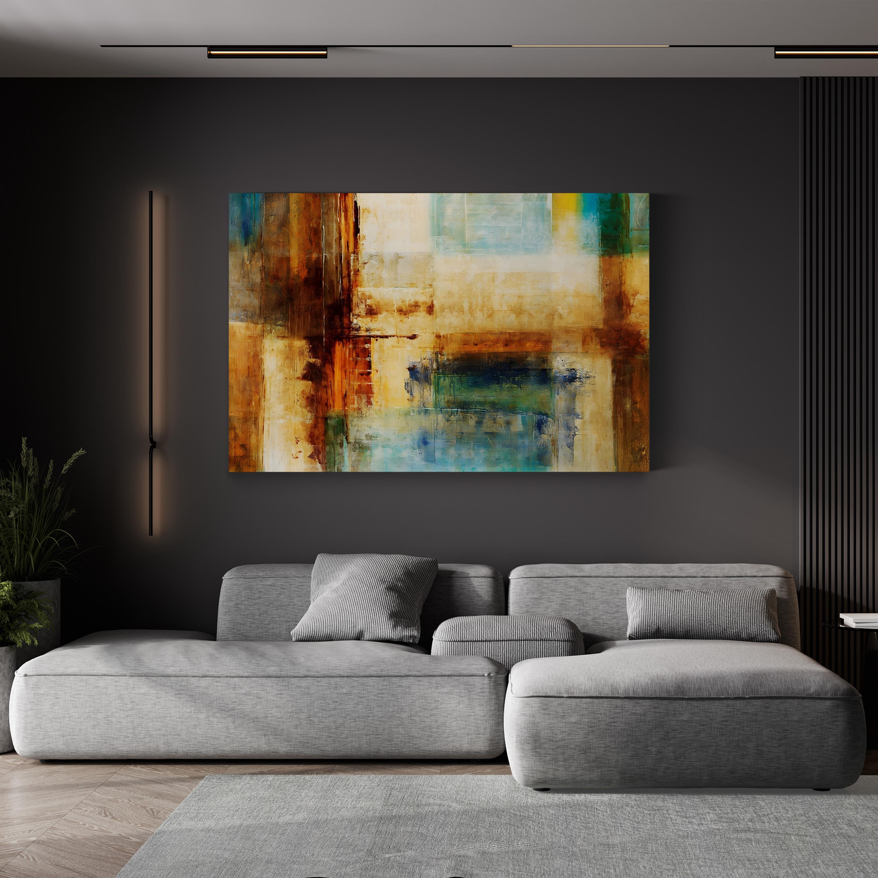 Recumbent Color Block Abstract – Joshua Schicker Wall Art | Contemporary Abstract Canvas Print