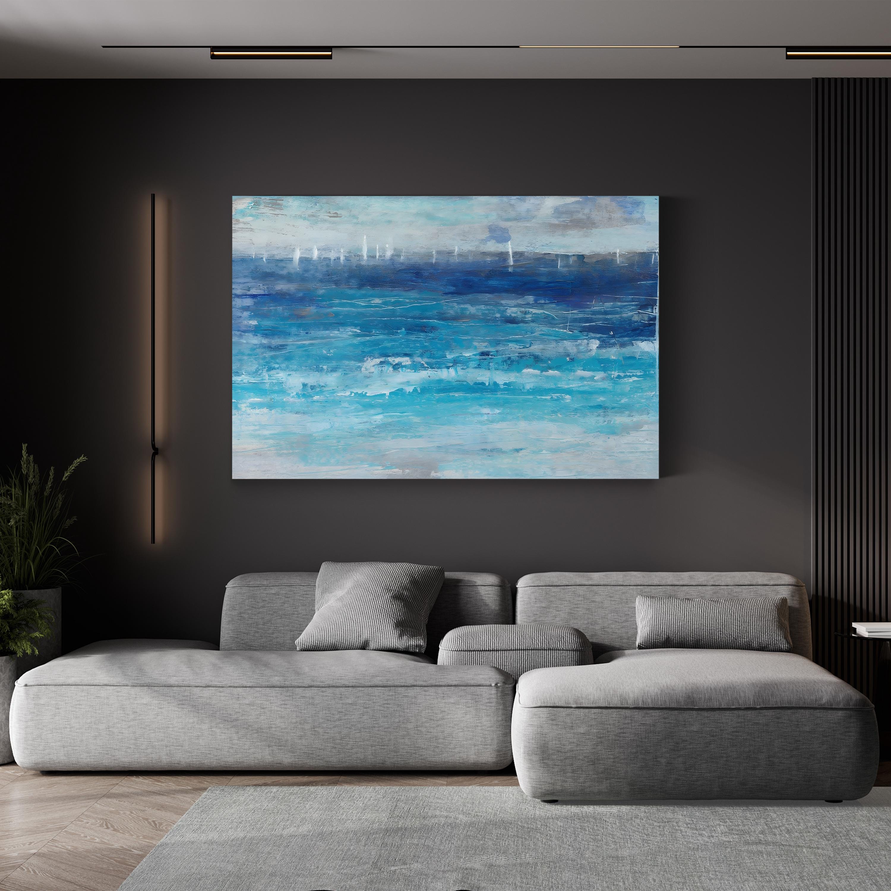 Sailing Afar I – Contemporary Abstract Ocean Wave Wall Art by Tim O’Toole