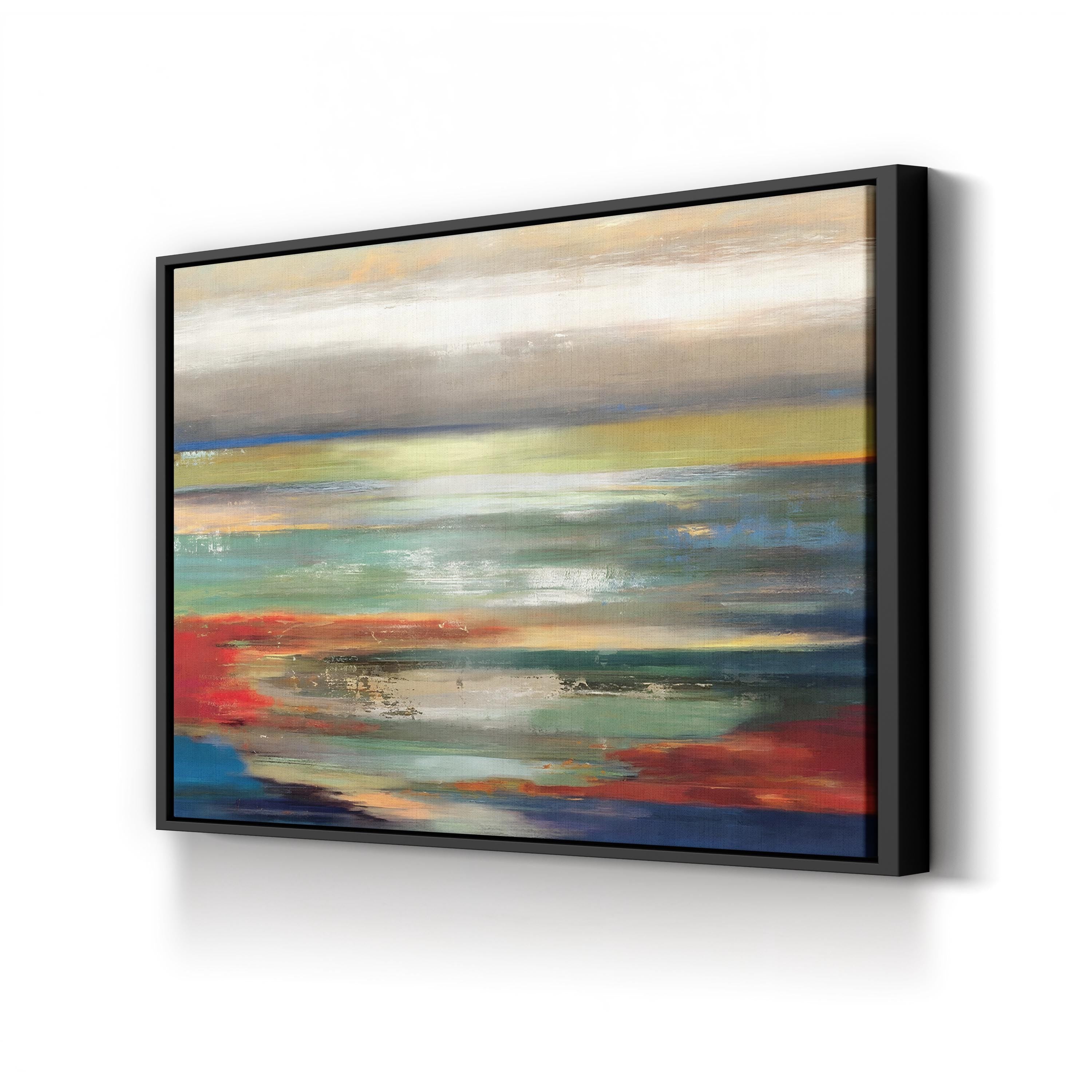 Seascape Collage VIII Wall Art by PI Studio – Contemporary Abstract Coastal Painting Print