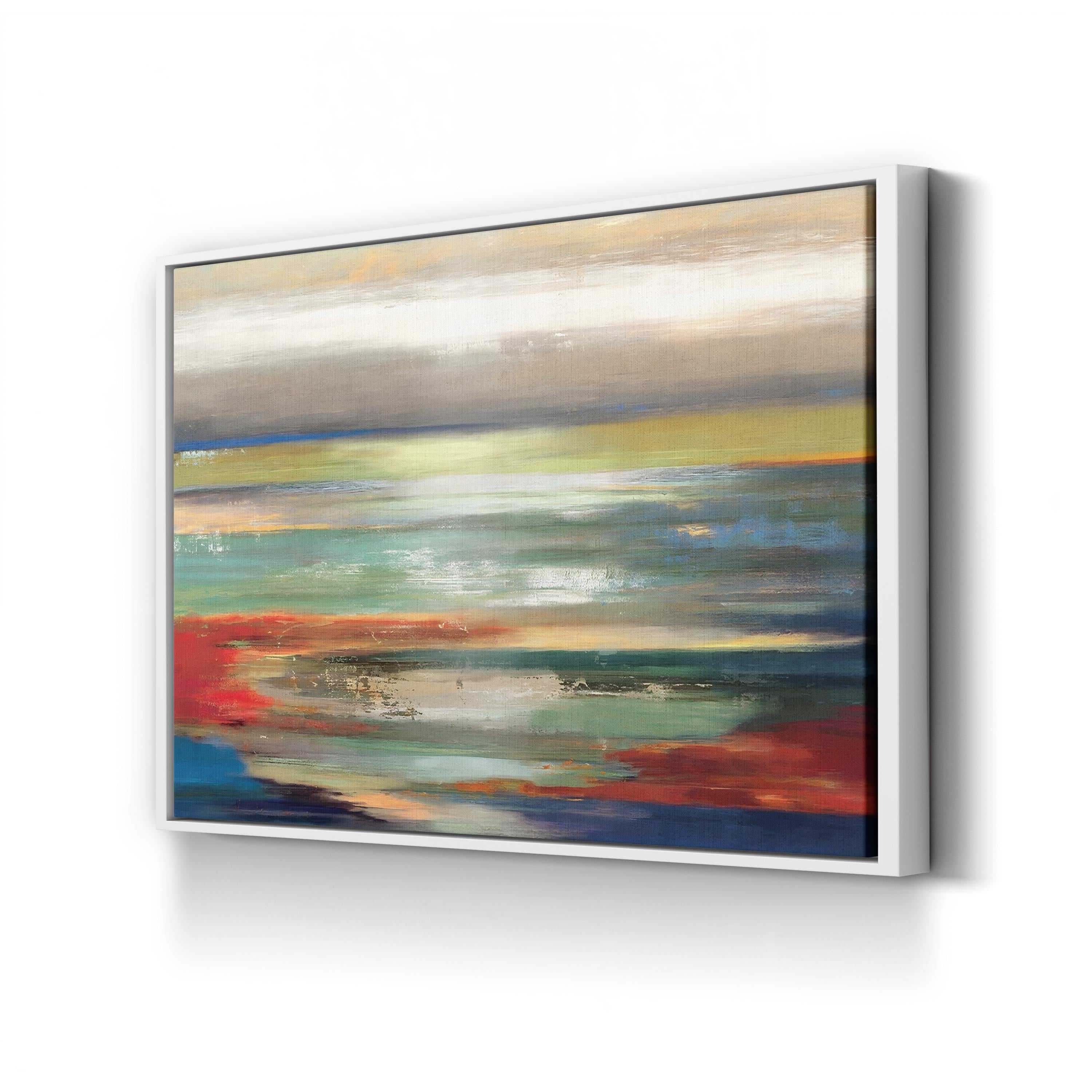 Seascape Collage VIII Wall Art by PI Studio – Contemporary Abstract Coastal Painting Print