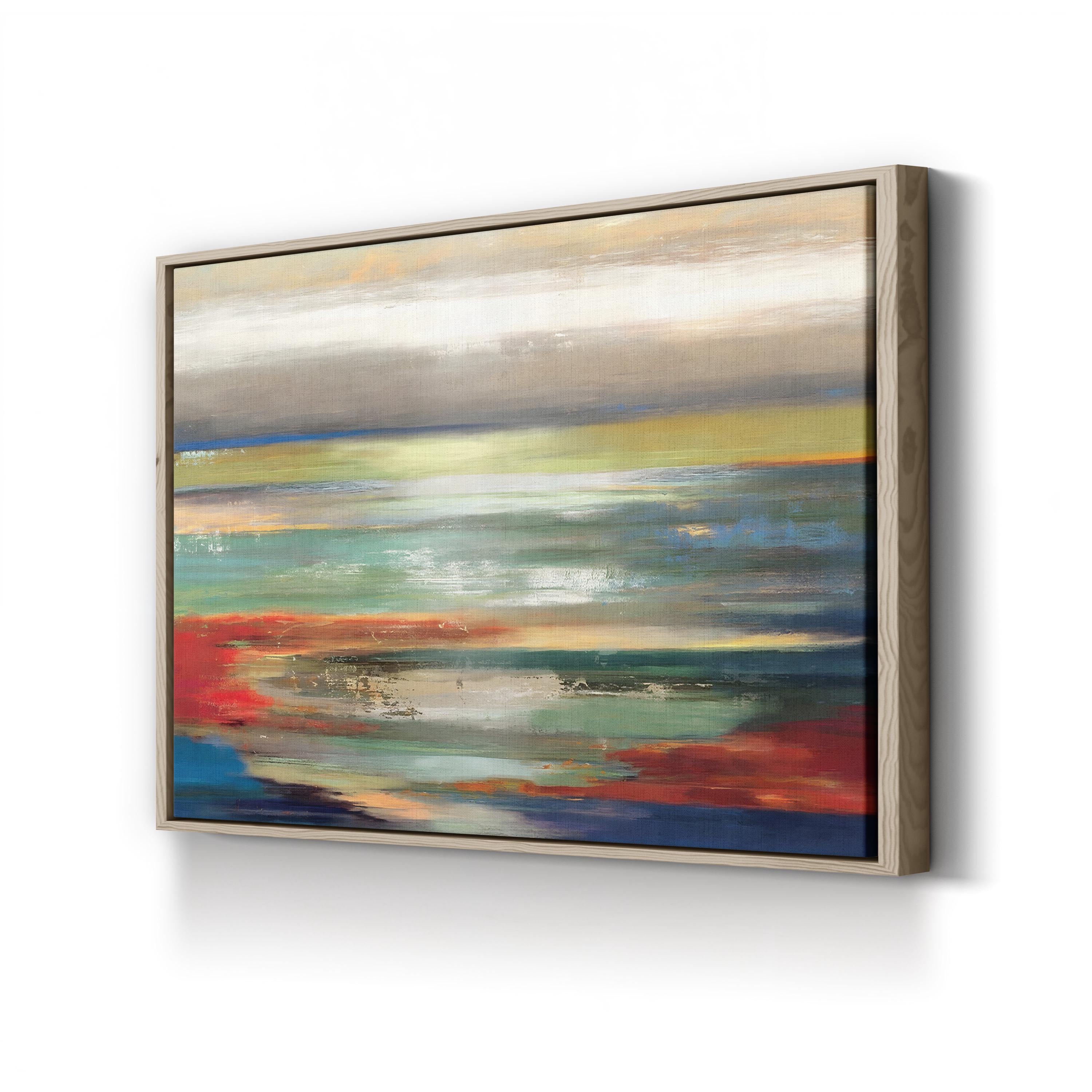 Seascape Collage VIII Wall Art by PI Studio – Contemporary Abstract Coastal Painting Print