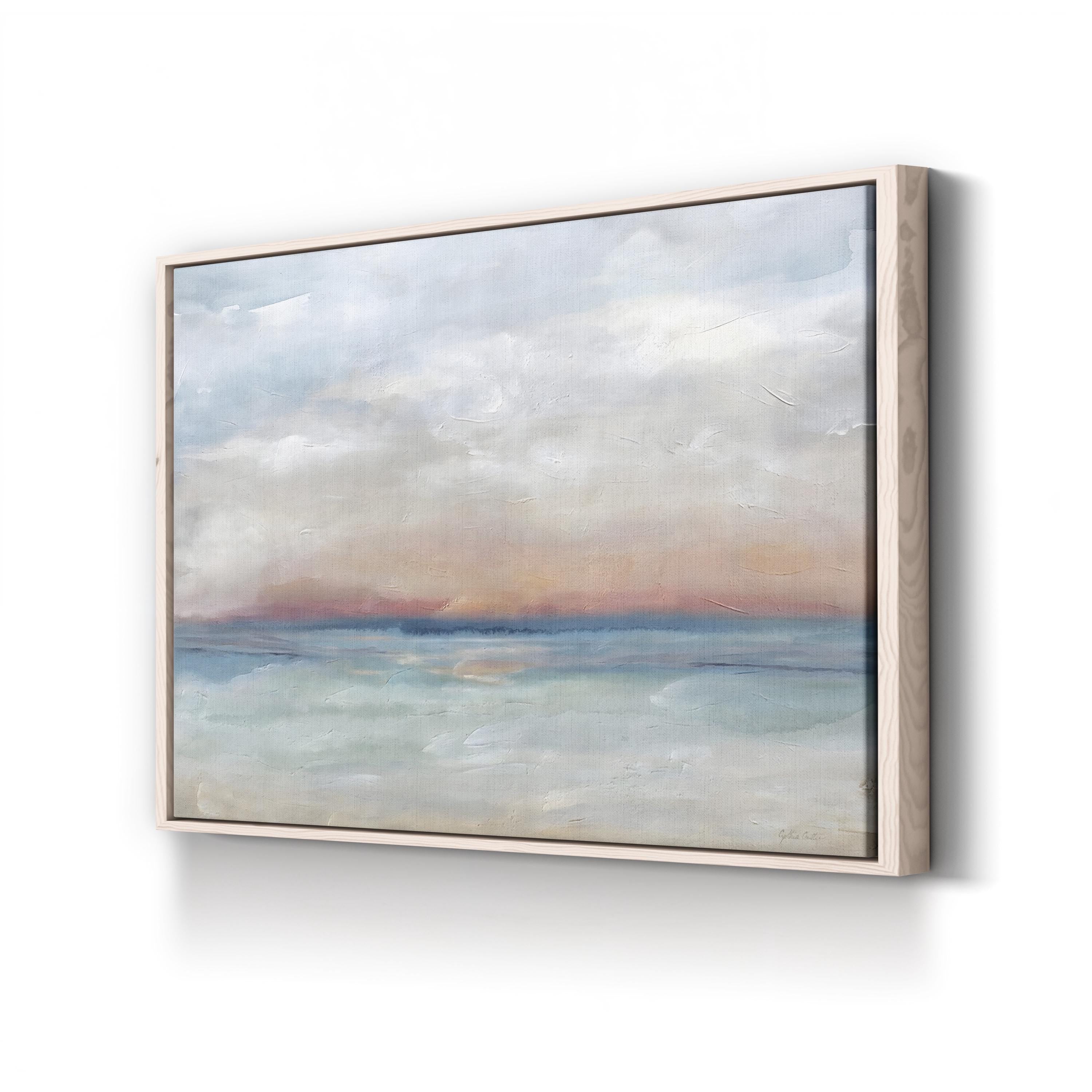 Serene Scene Coastal Horizon – Cynthia Coulter Wall Art | Contemporary Landscape Canvas Print