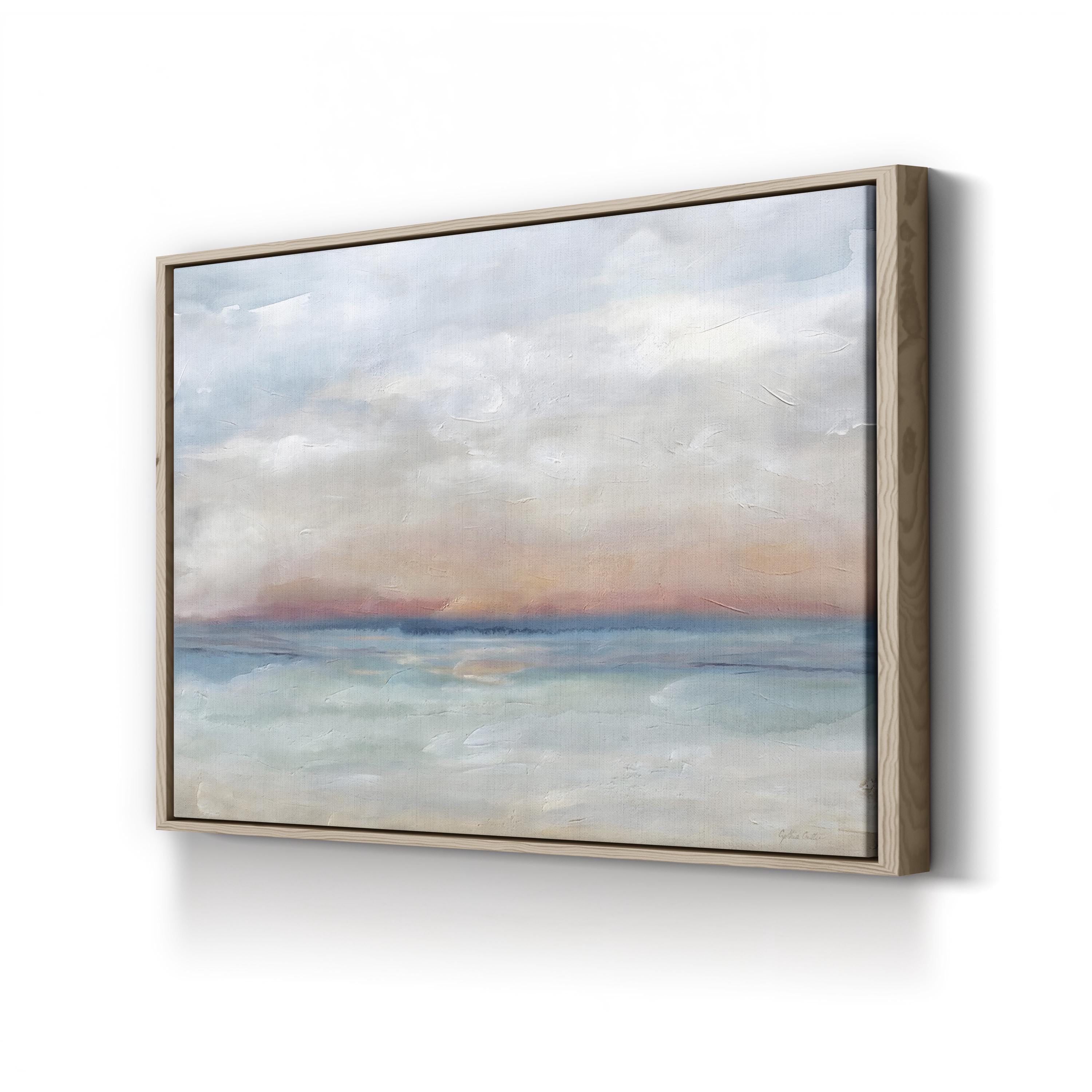 Serene Scene Coastal Horizon – Cynthia Coulter Wall Art | Contemporary Landscape Canvas Print
