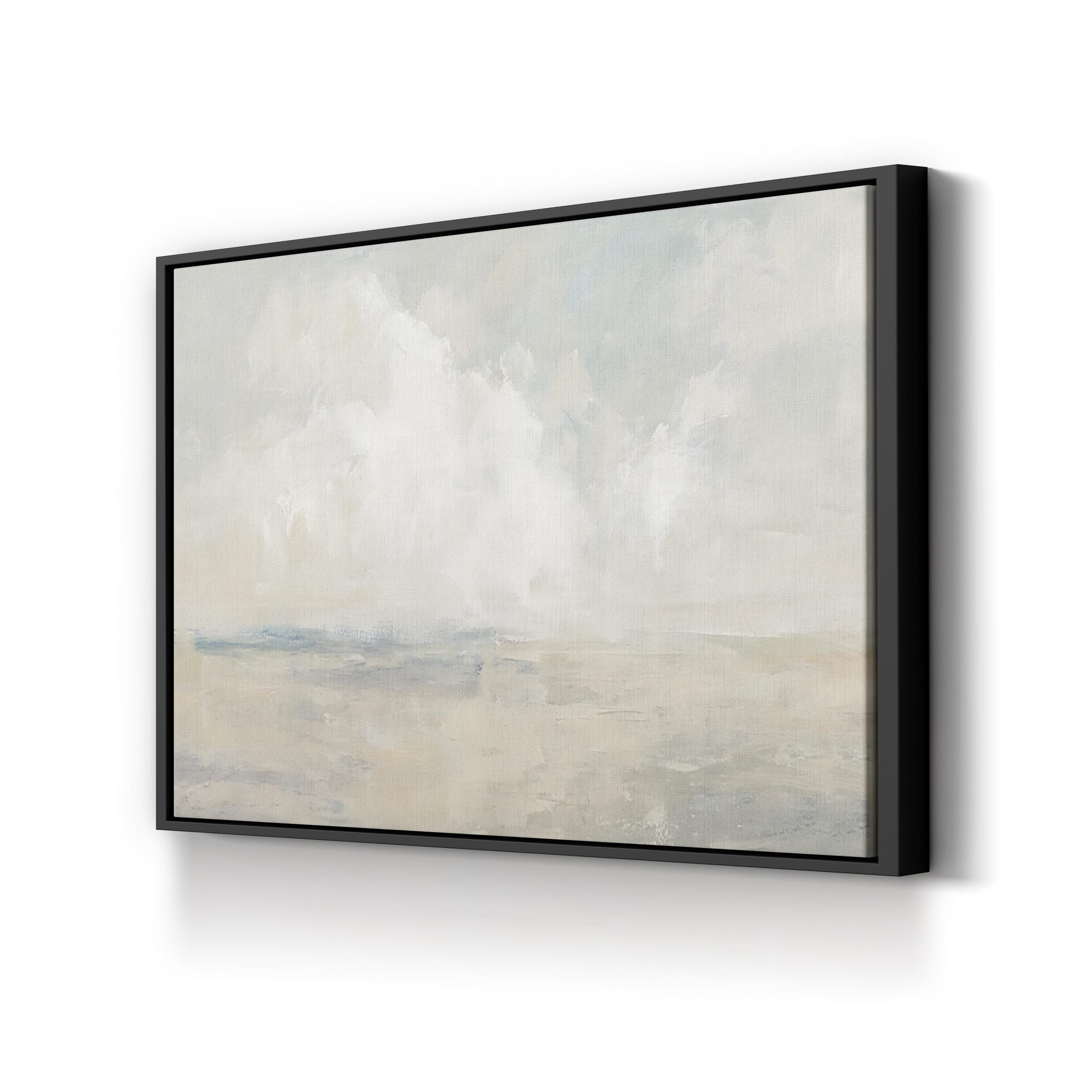 Sky and Sand Wall Art by Julia Purinton | Contemporary Abstract Coastal Landscape Canvas Print