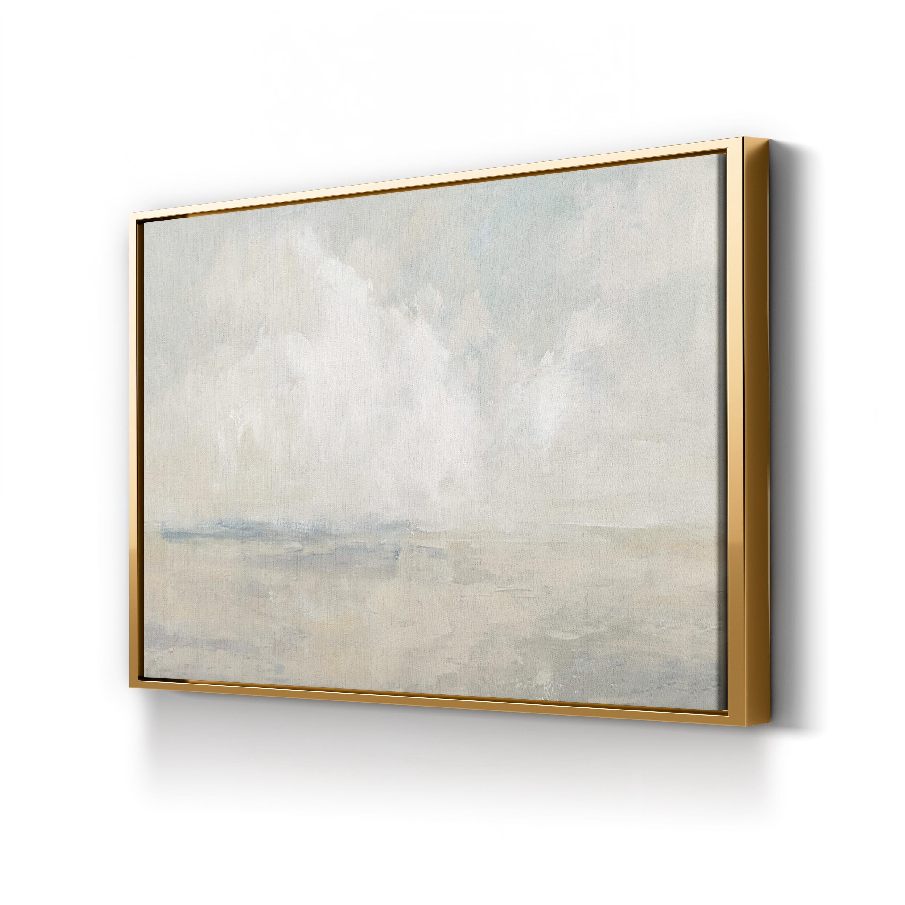 Sky and Sand Wall Art by Julia Purinton | Contemporary Abstract Coastal Landscape Canvas Print