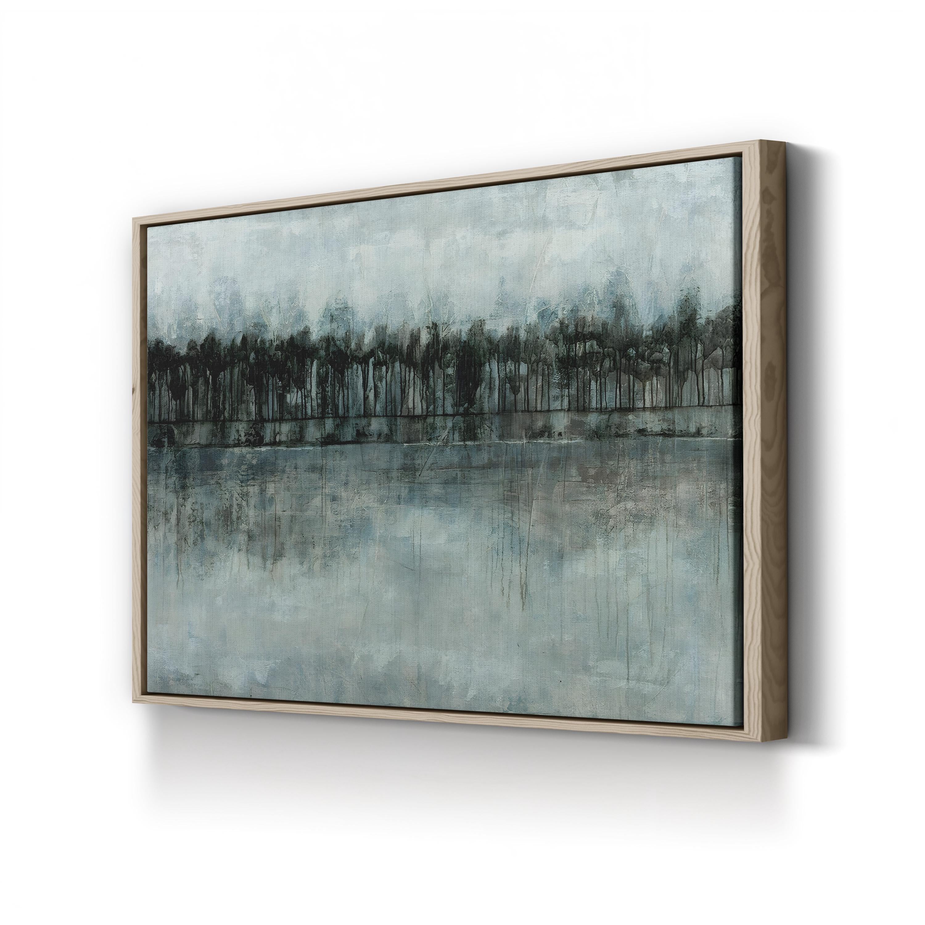 Abstract Slate Forest Landscape Wall Art by Joshua Schicker