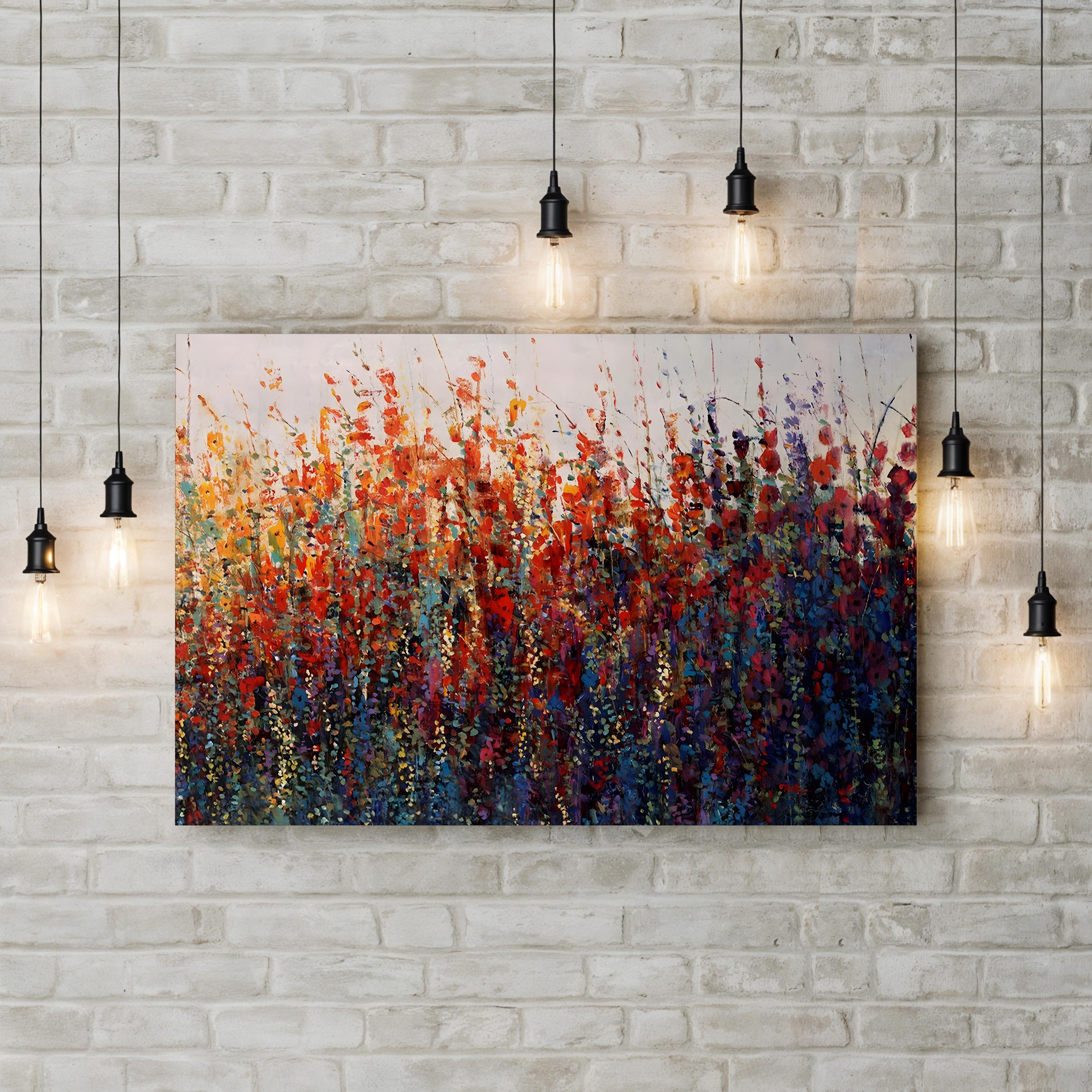Spring Time Blooms Wall Art by Tim O’Toole: Contemporary Floral Canvas Print