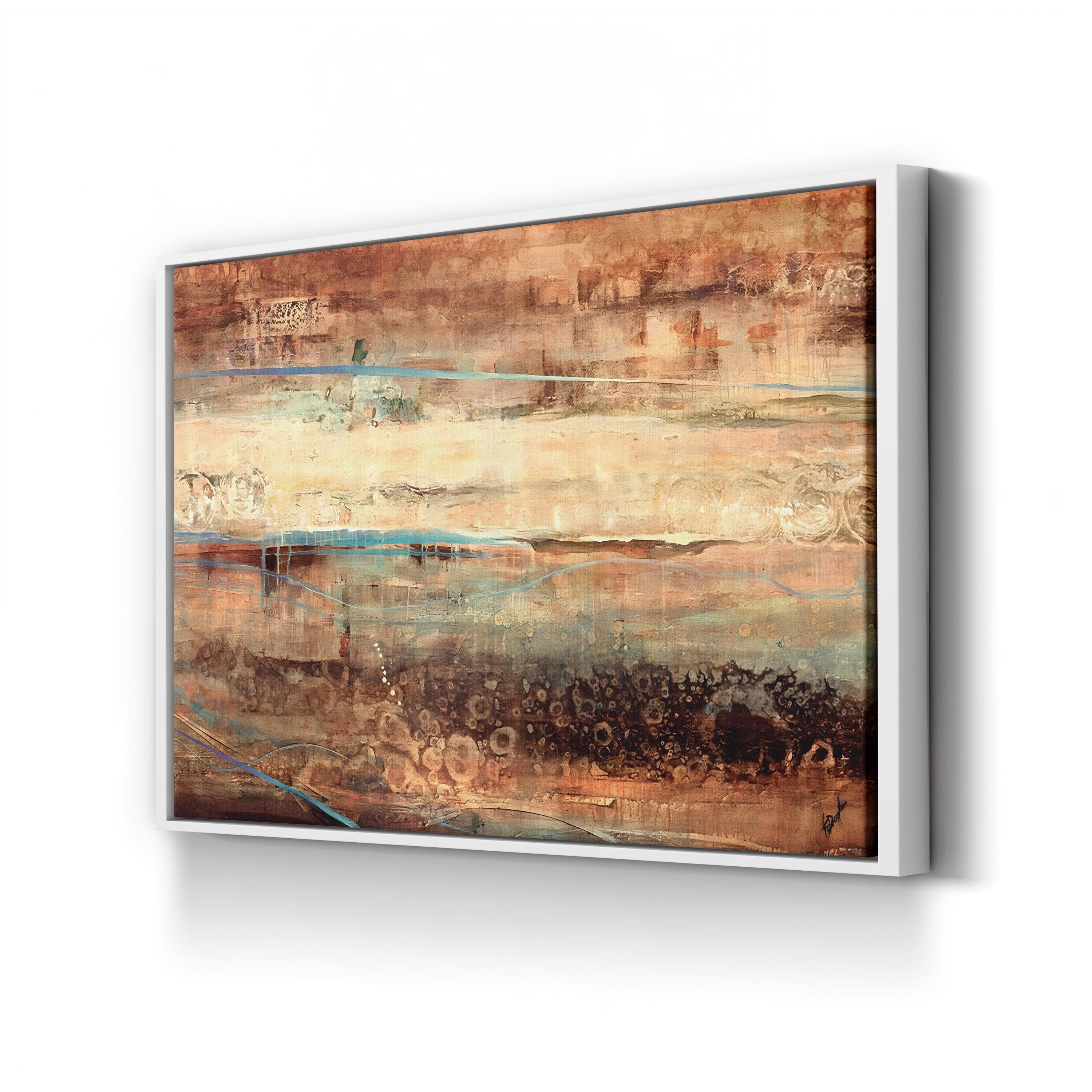 Subterranean Blues Wall Art by Farrell Douglass | Contemporary Abstract Landscape Canvas