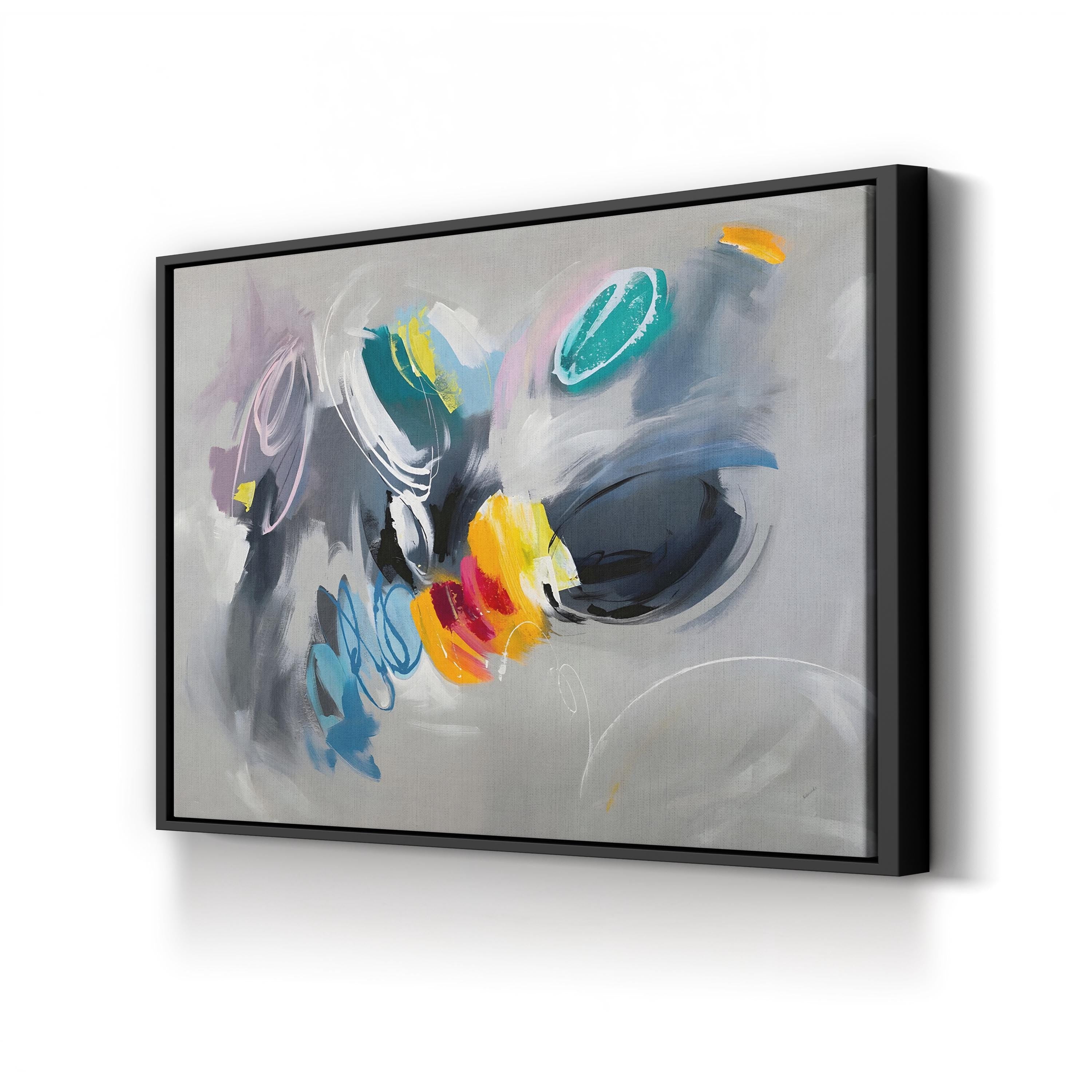 Sugar Swirl Wall Art by Sydney Edmunds – Contemporary Pastel Abstract Canvas