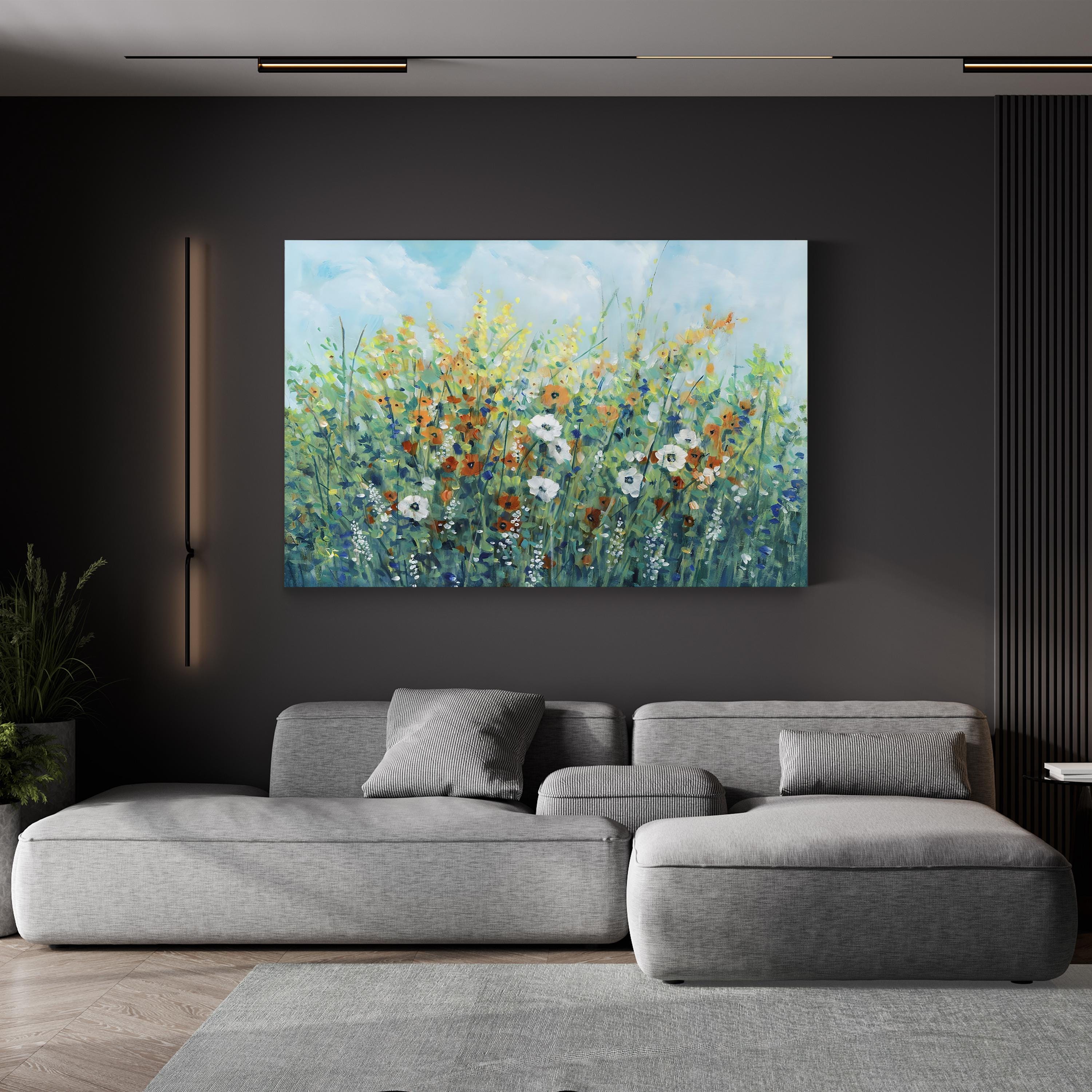 Summer Flowering II Wall Art by Tim O’Toole – Contemporary Floral Canvas Print