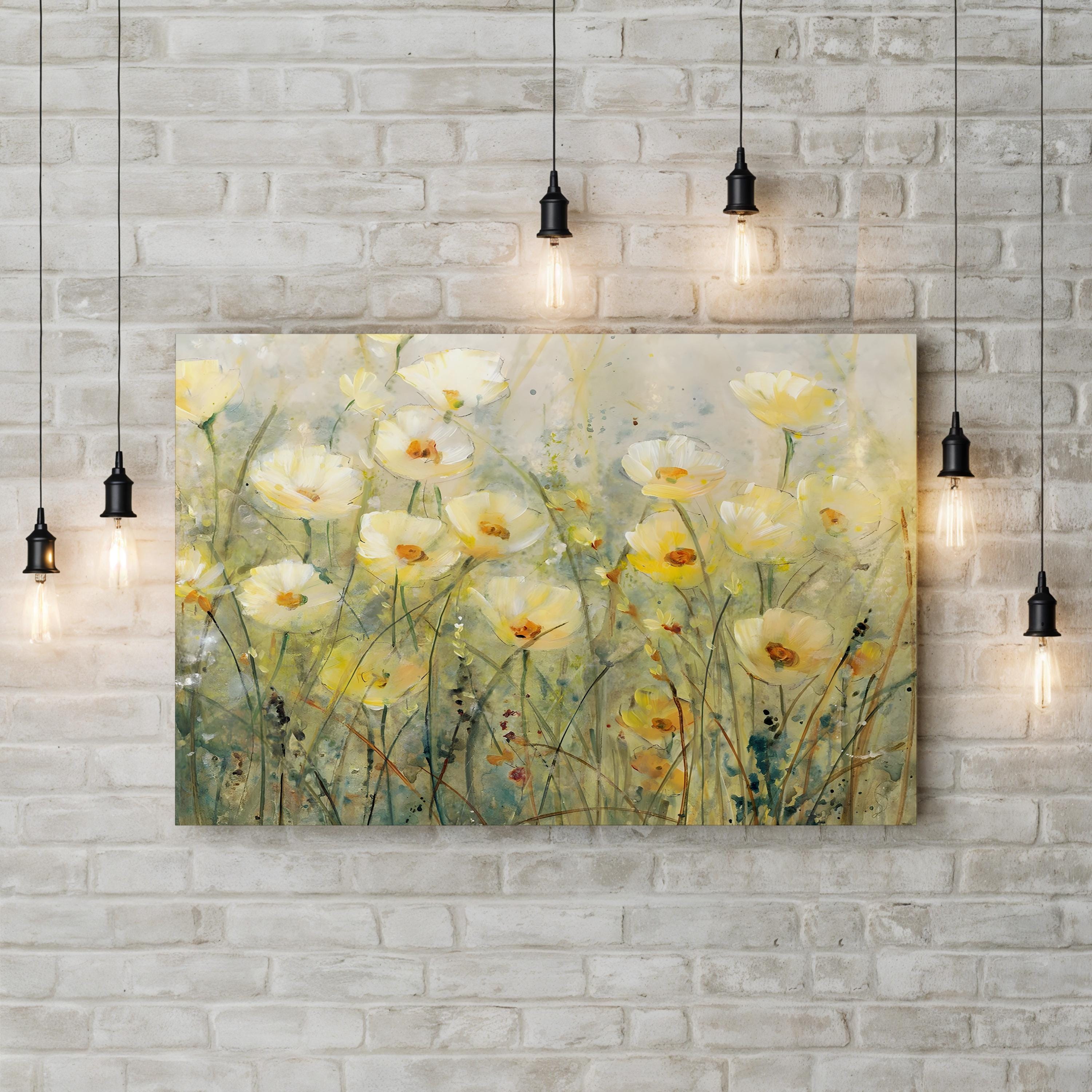 Summer in Bloom I Wall Art by Tim O’Toole – Contemporary Floral Canvas Print