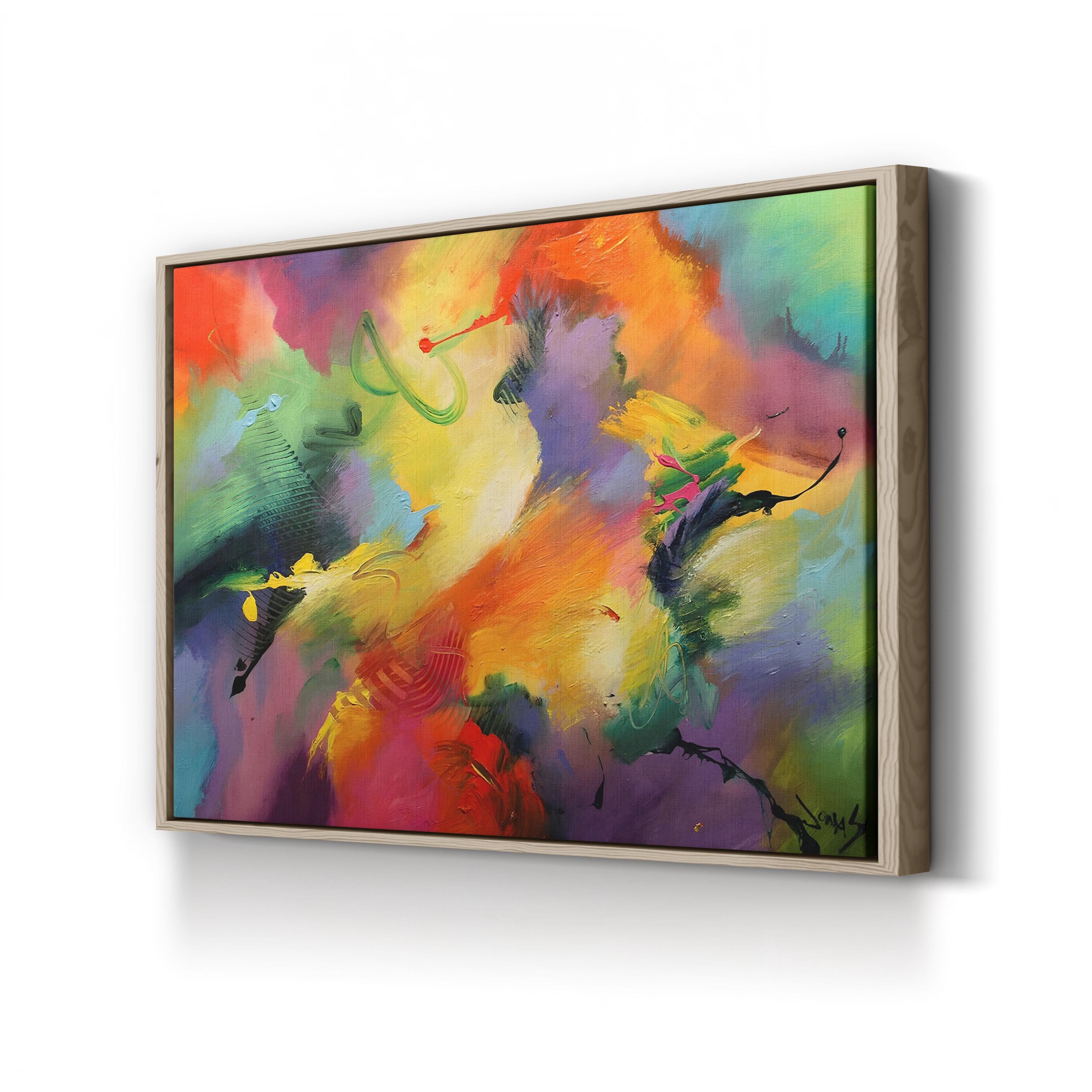 Summer Love Wall Art by Jonas Gerard – Abstract Floral Canvas Print