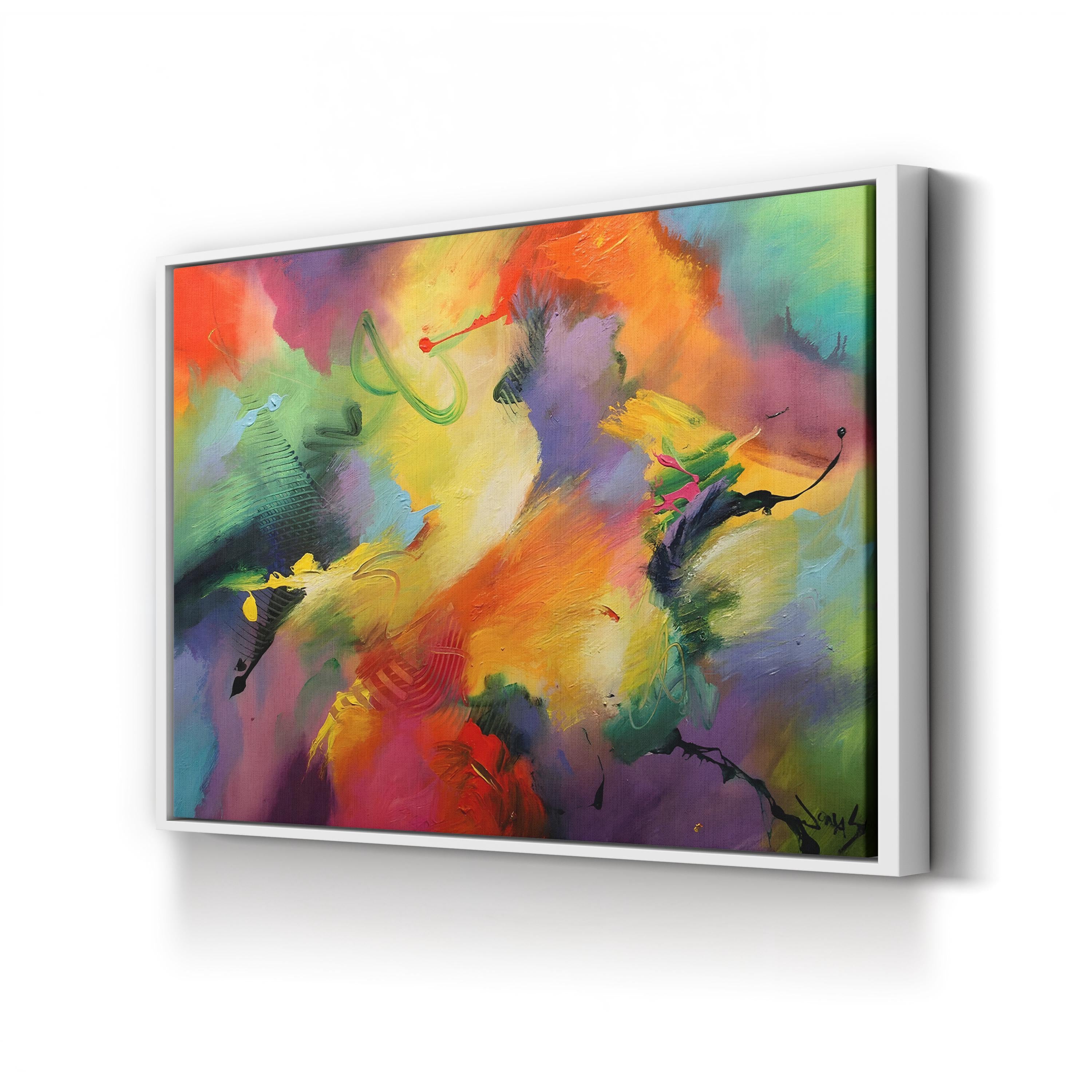 Summer Love Wall Art by Jonas Gerard – Abstract Floral Canvas Print