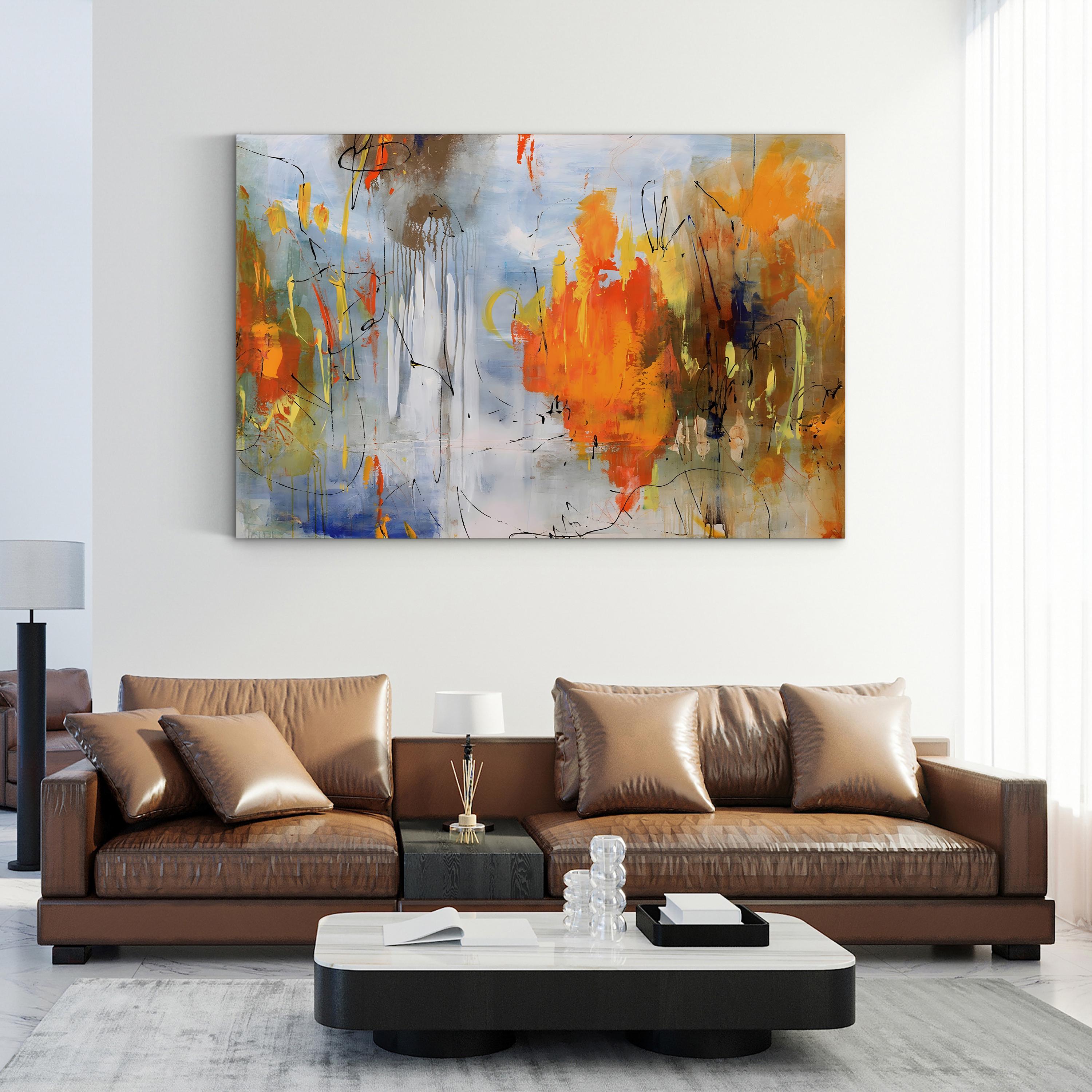 Sundowners Wall Art by Joshua Schicker | Contemporary Abstract Sunset Canvas Print