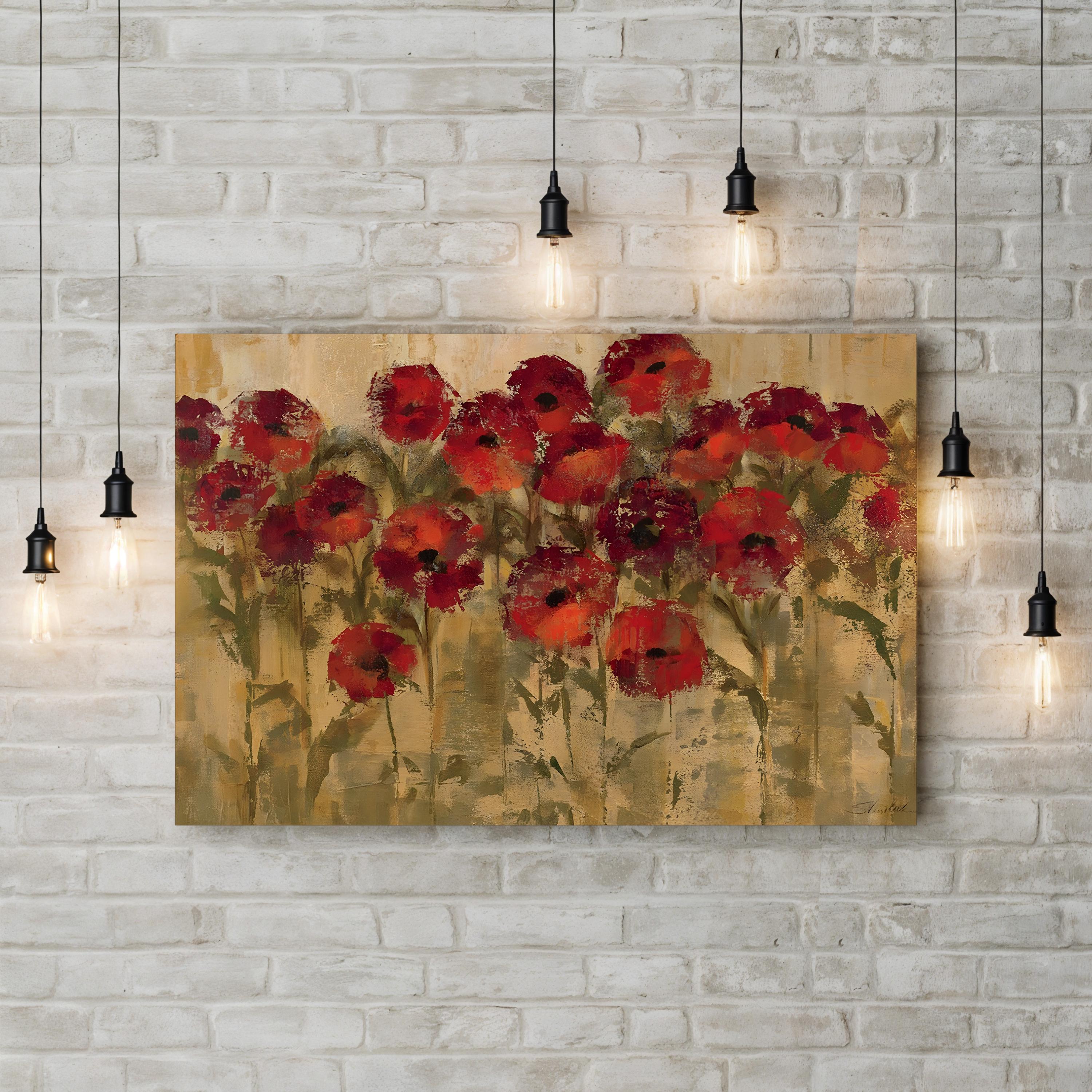 Sunshine Florals Wall Art by Silvia Vassileva
