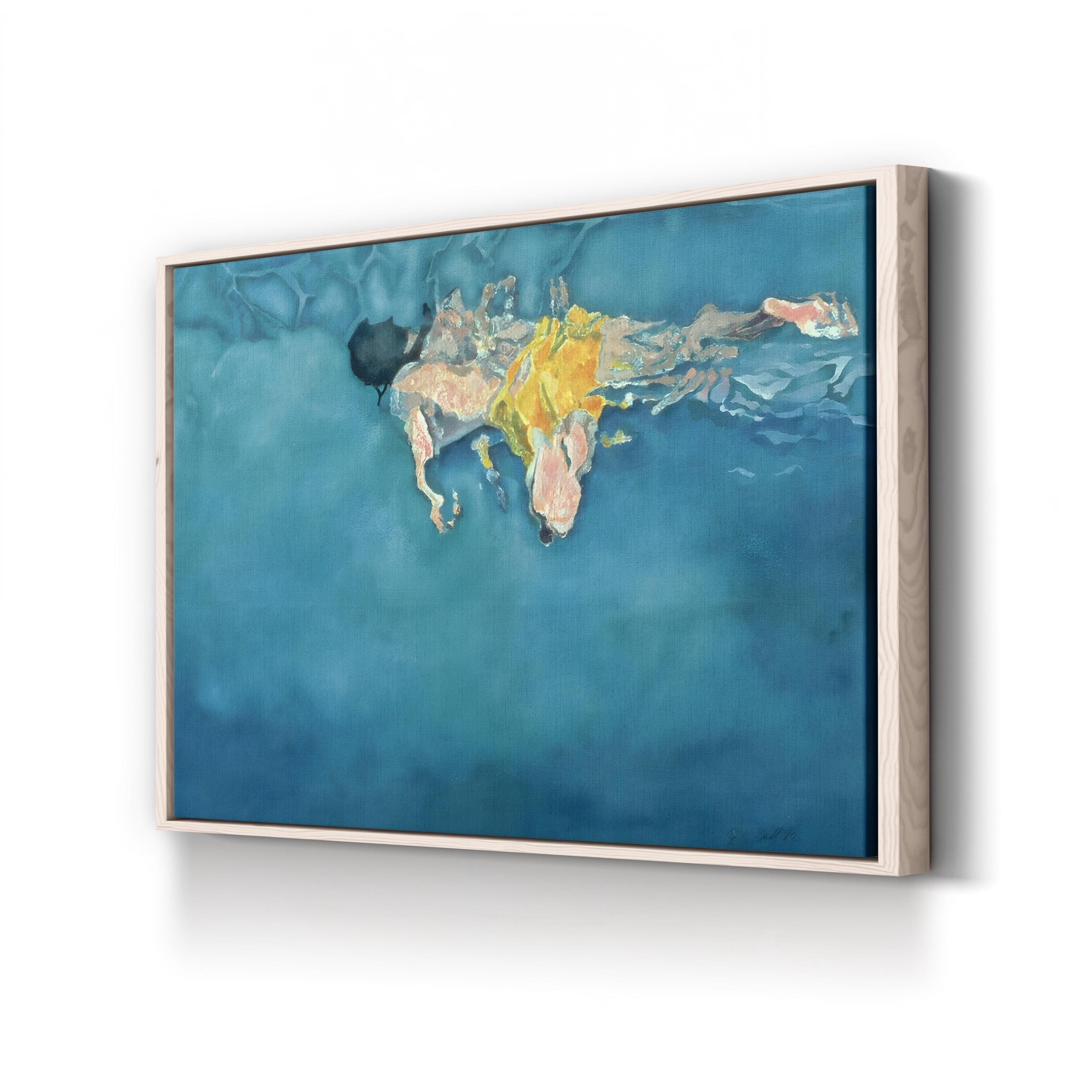 Swimmer in Yellow, 1990 Wall Art by Gareth Ball