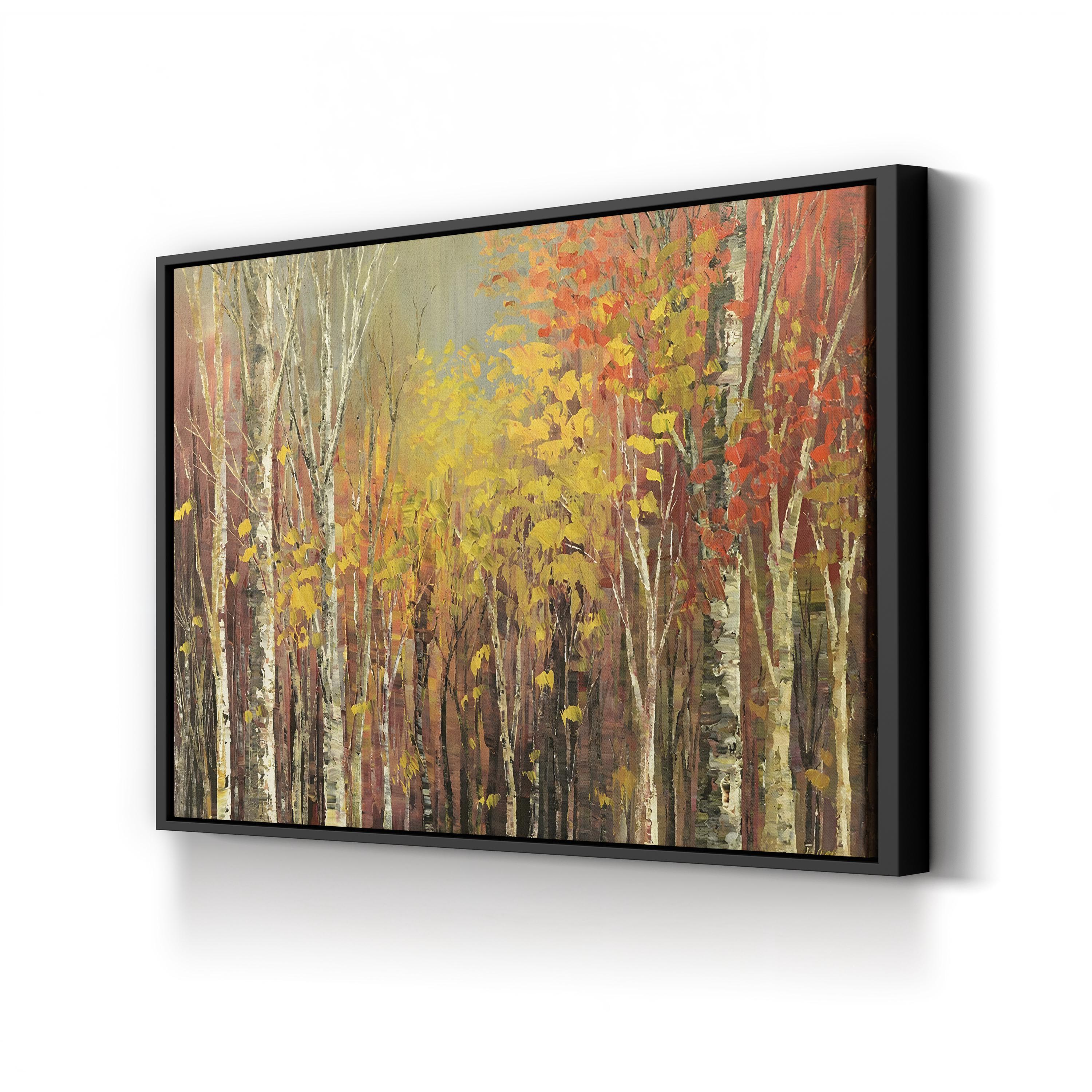 Tangled Colors Wall Art by Tatiana Iliina – Contemporary Abstract Forest Canvas Print