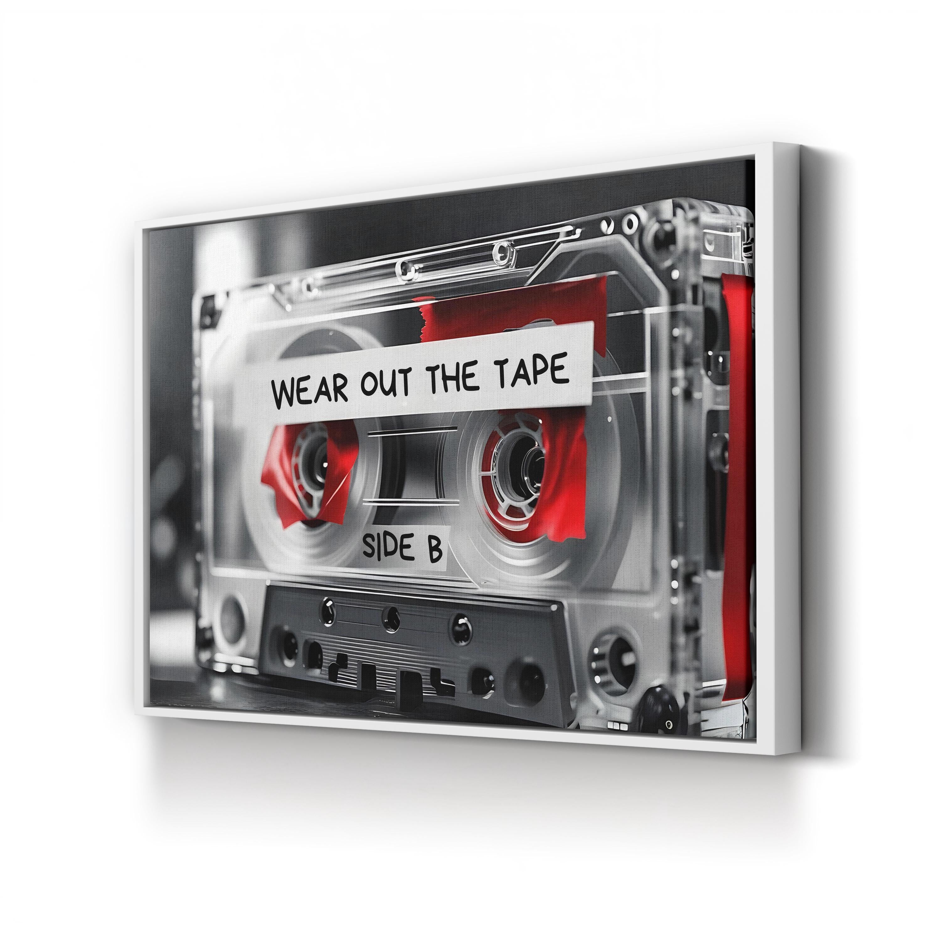 Pop Art Music Culture Vintage Cassette Tape Wall Art Print