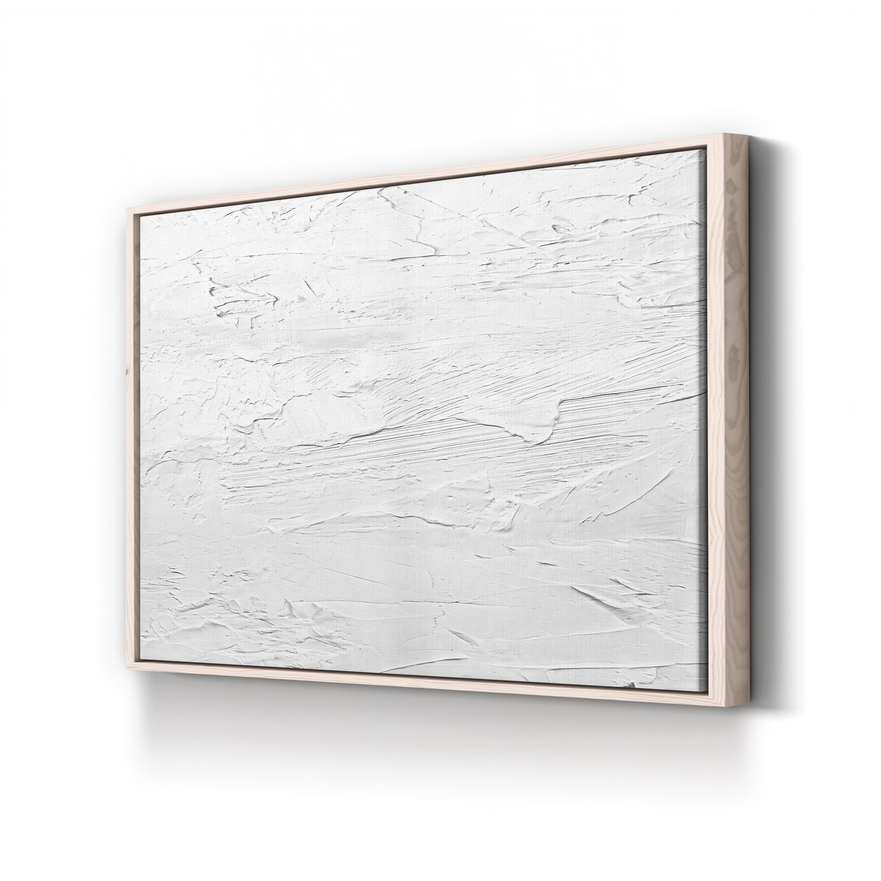 Textured on White II Wall Art — Sofia Gordon Minimalist Abstract Canvas