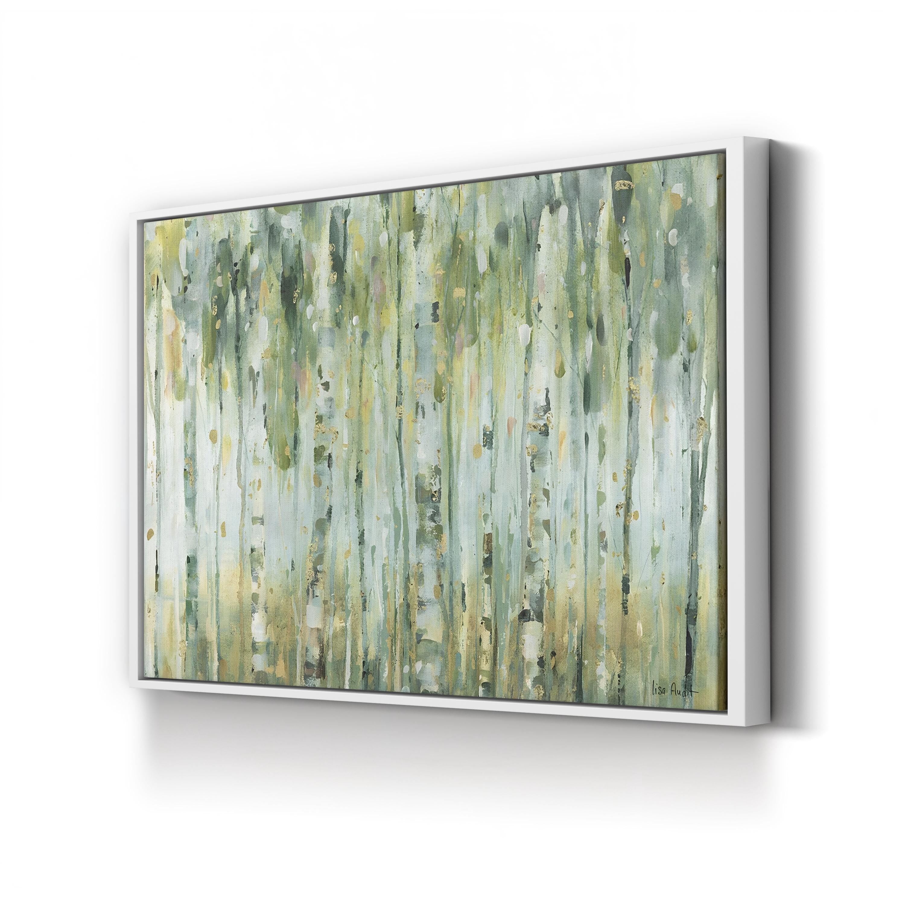 The Forest I Wall Art – Contemporary Abstract Forest Canvas by Lisa Audit