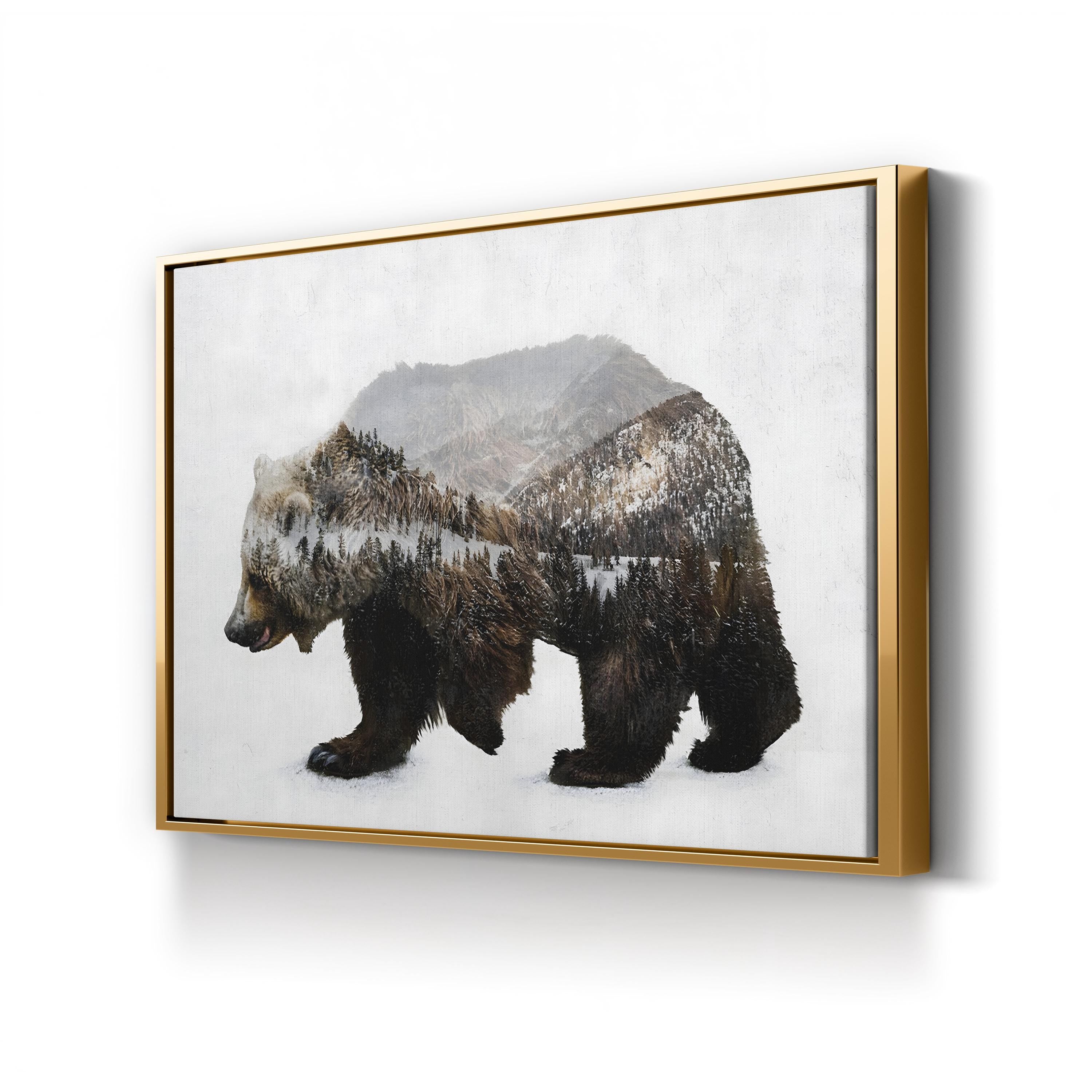 The Kodiak Brown Bear Wall Art by Davies Babies | Majestic Alaskan Wildlife Canvas