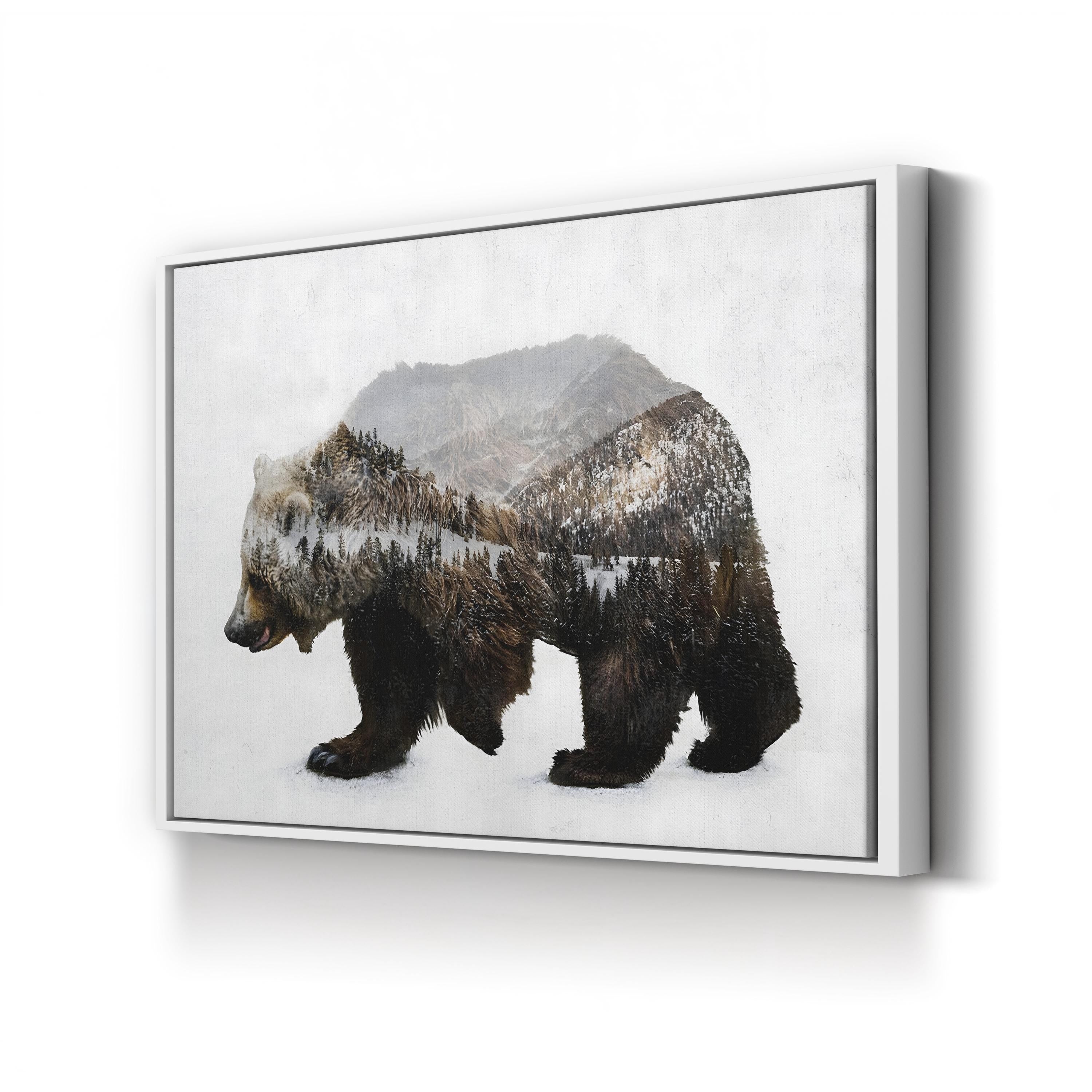 The Kodiak Brown Bear Wall Art by Davies Babies | Majestic Alaskan Wildlife Canvas