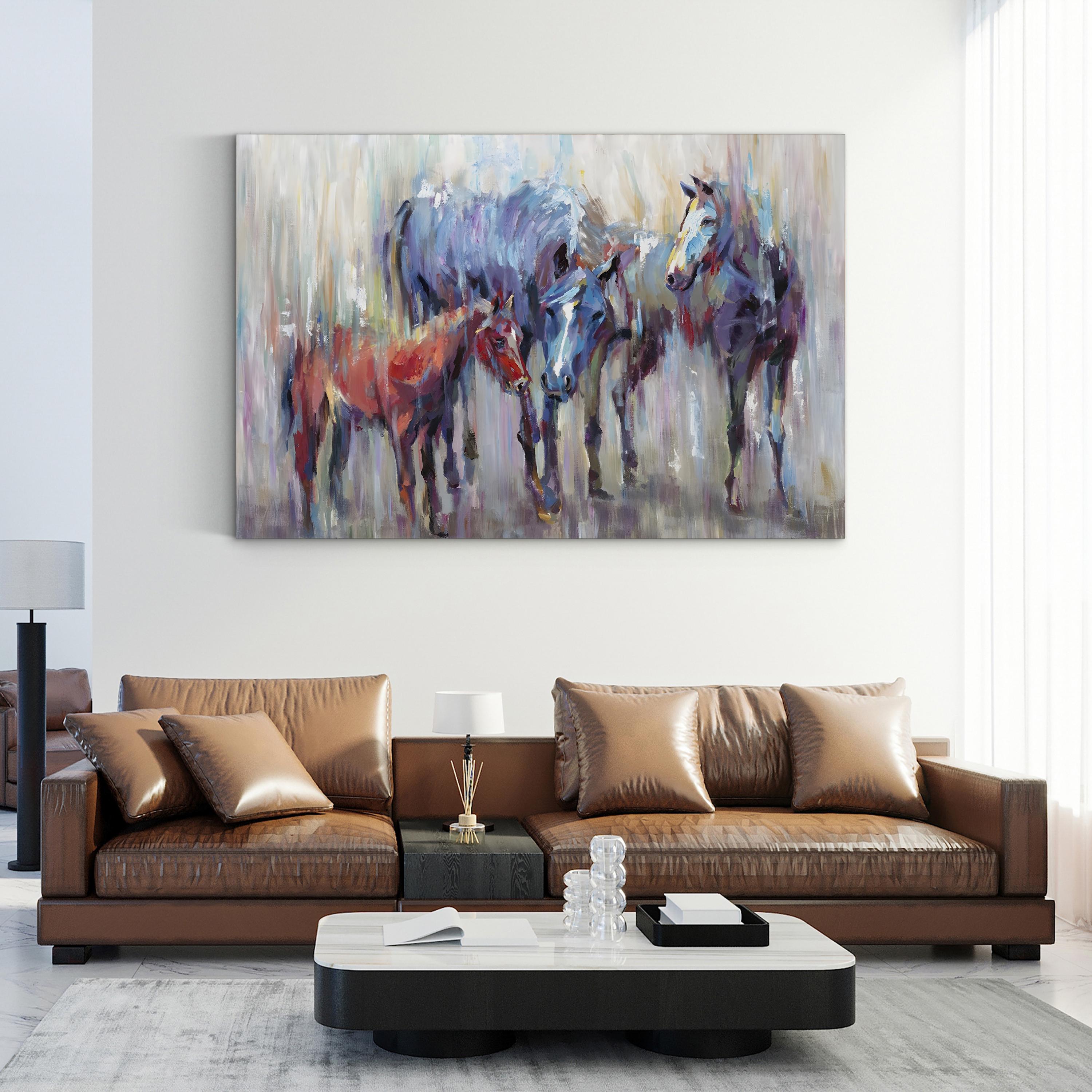 Three Horse I Wall Art by Art Atelier Alliance