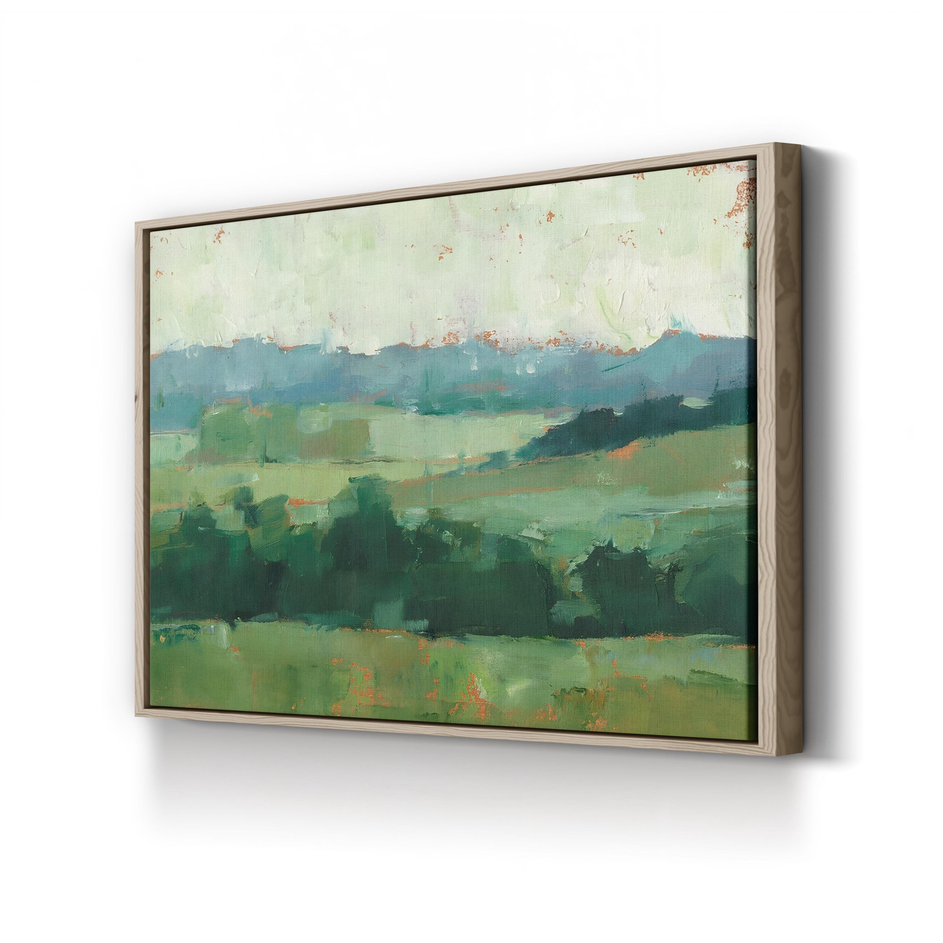 Sunset Tree Line Canvas Wall Art: Nature Vista Home Decor