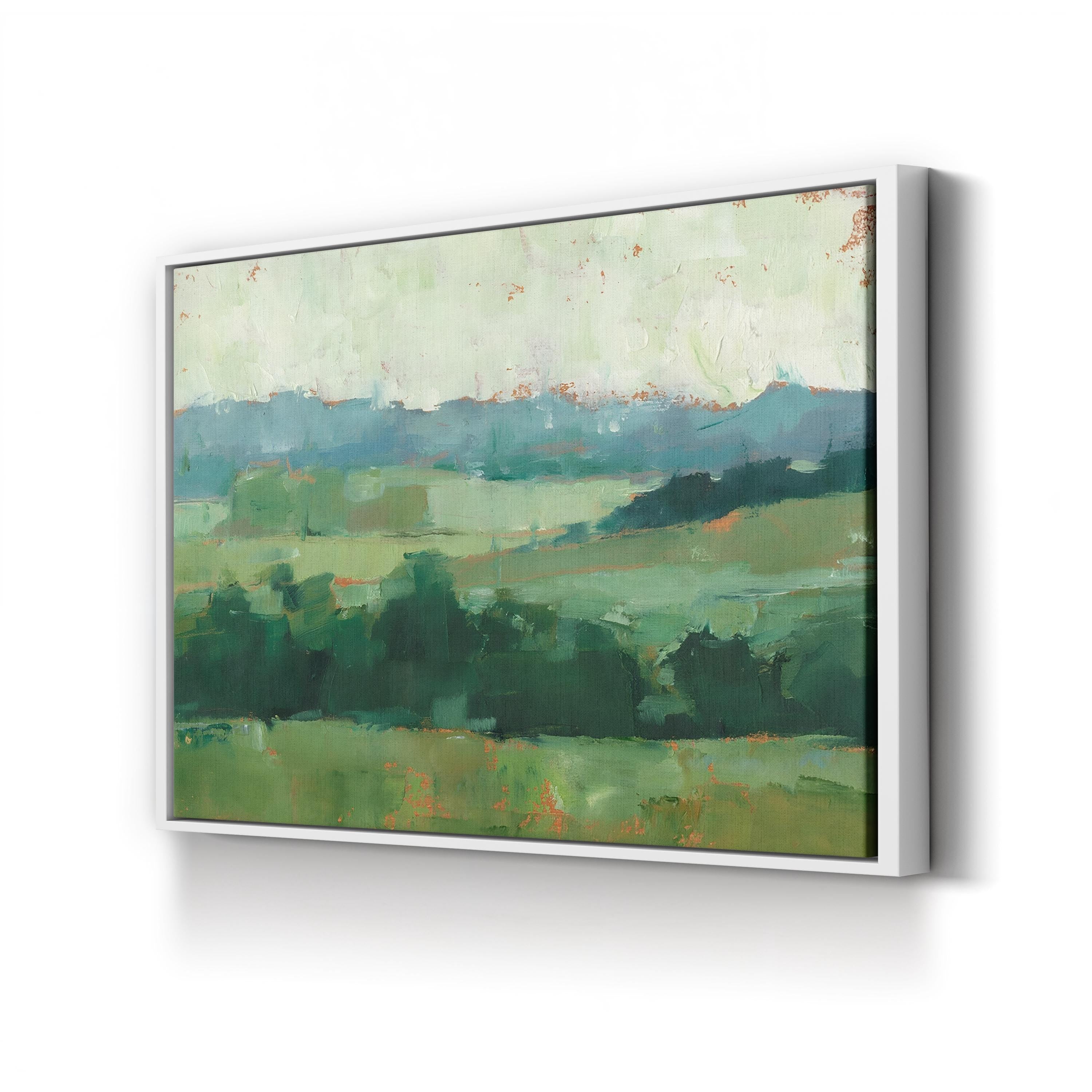 Sunset Tree Line Canvas Wall Art: Nature Vista Home Decor