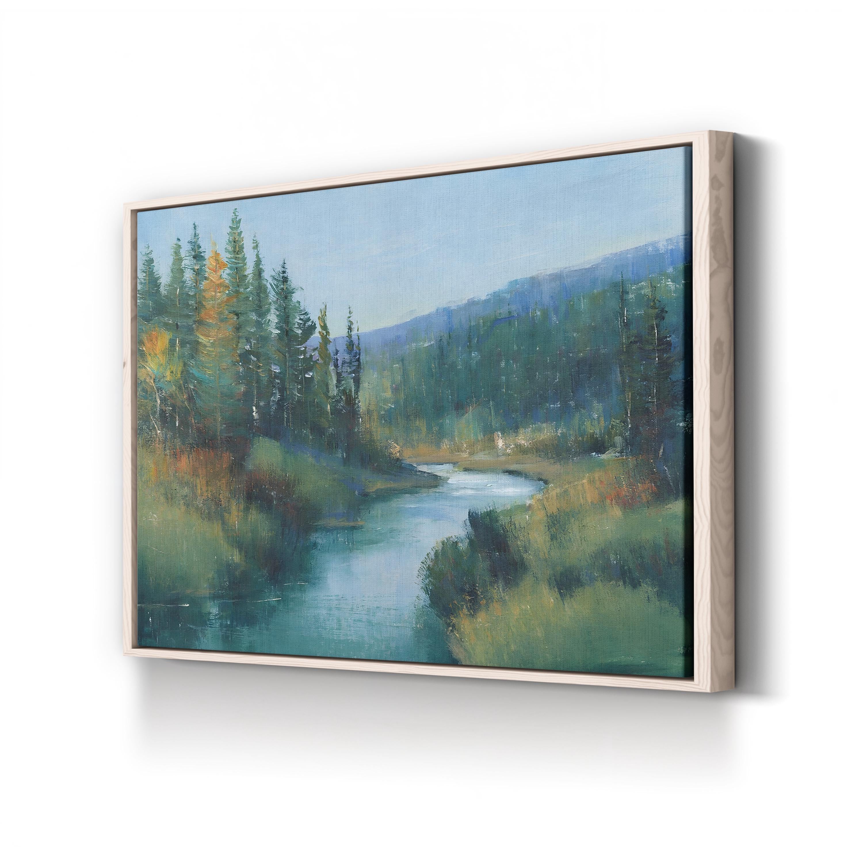 Trout Stream Canvas Art: Serene River Landscape by Tim O’Toole