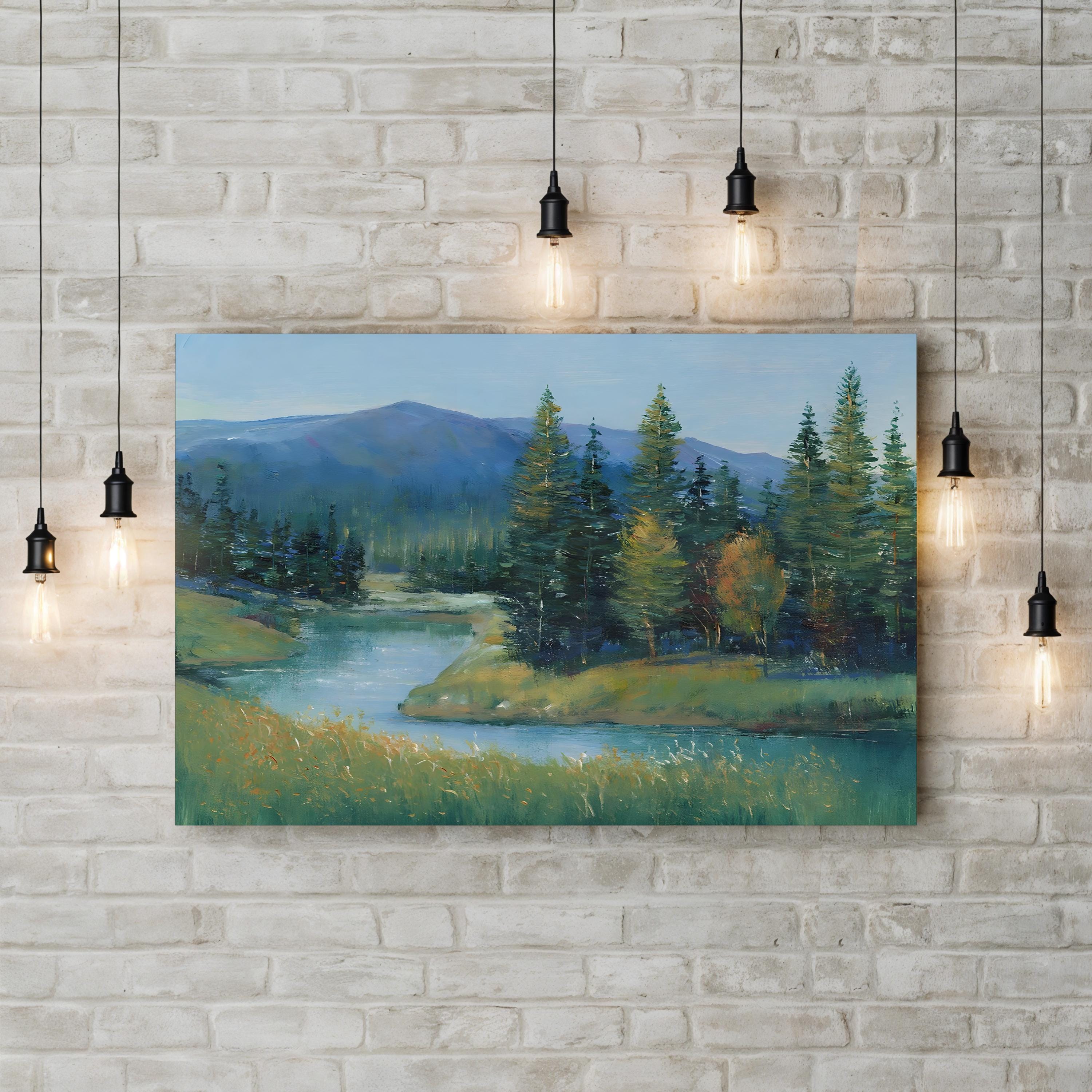 Trout Stream II Forest River – Tim O’Toole Wall Art | Contemporary Landscape Canvas Print