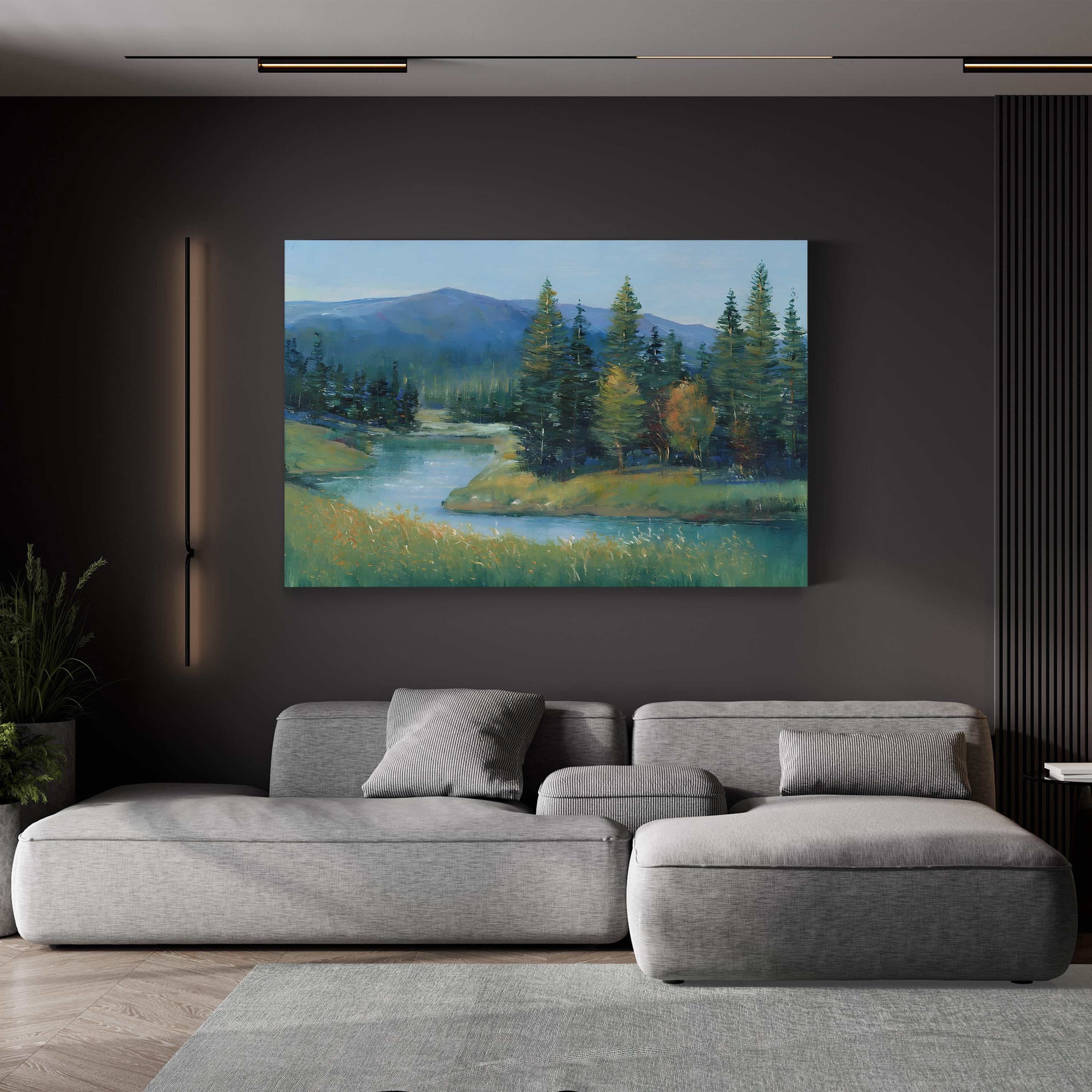 Trout Stream II Forest River – Tim O’Toole Wall Art | Contemporary Landscape Canvas Print