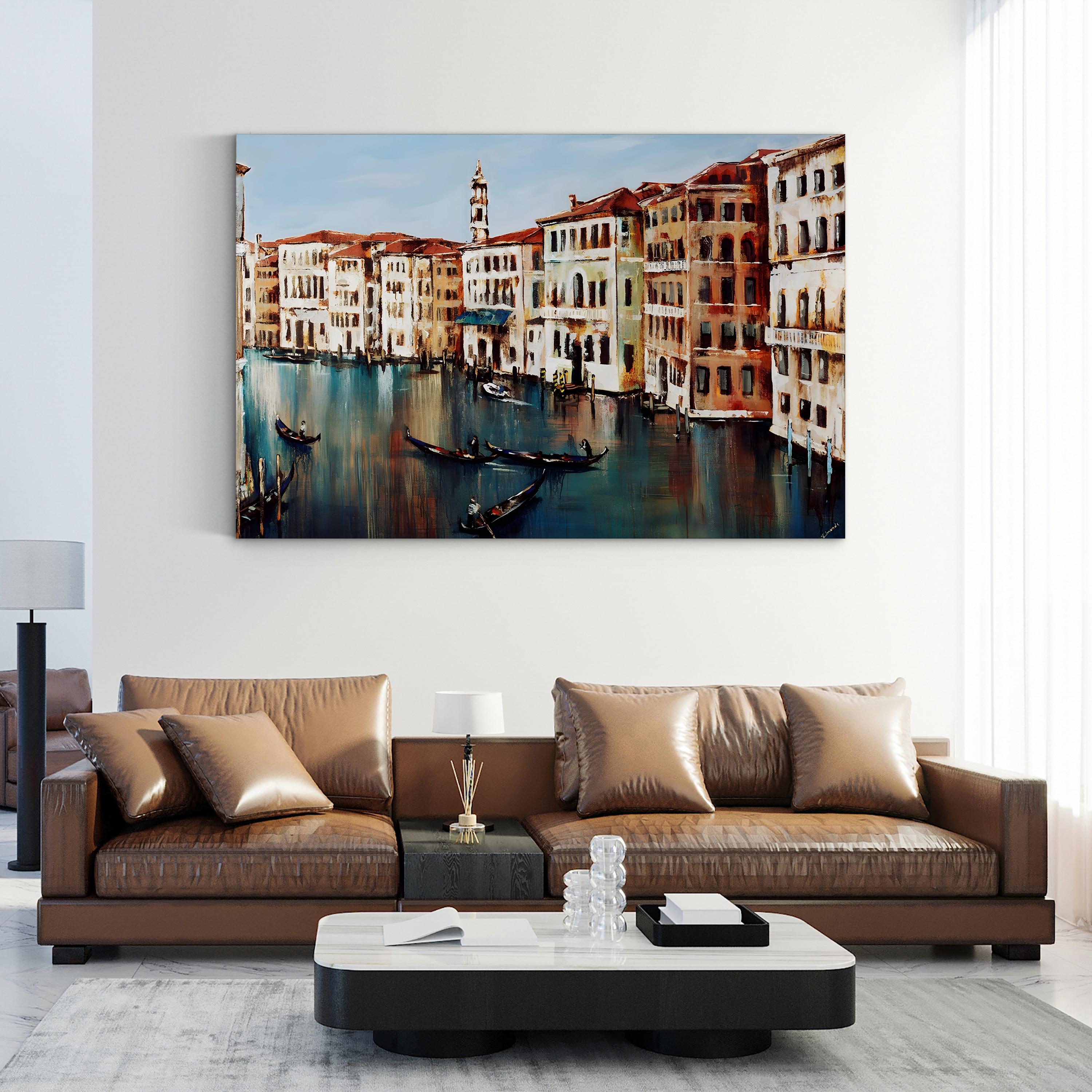 Grand Canal Cityscape in Venice, Italy during Spring by Sydney Edmunds