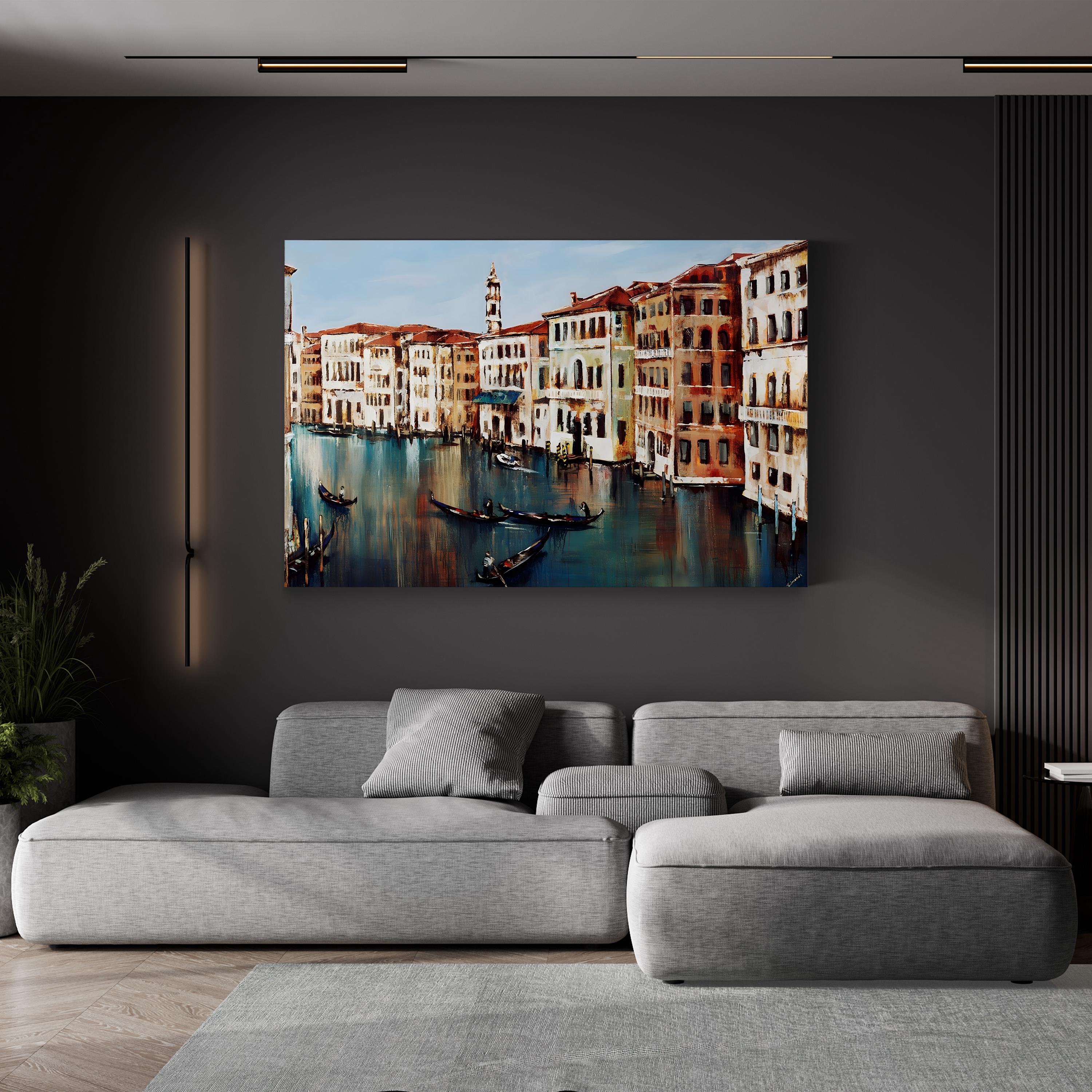 Grand Canal Cityscape in Venice, Italy during Spring by Sydney Edmunds