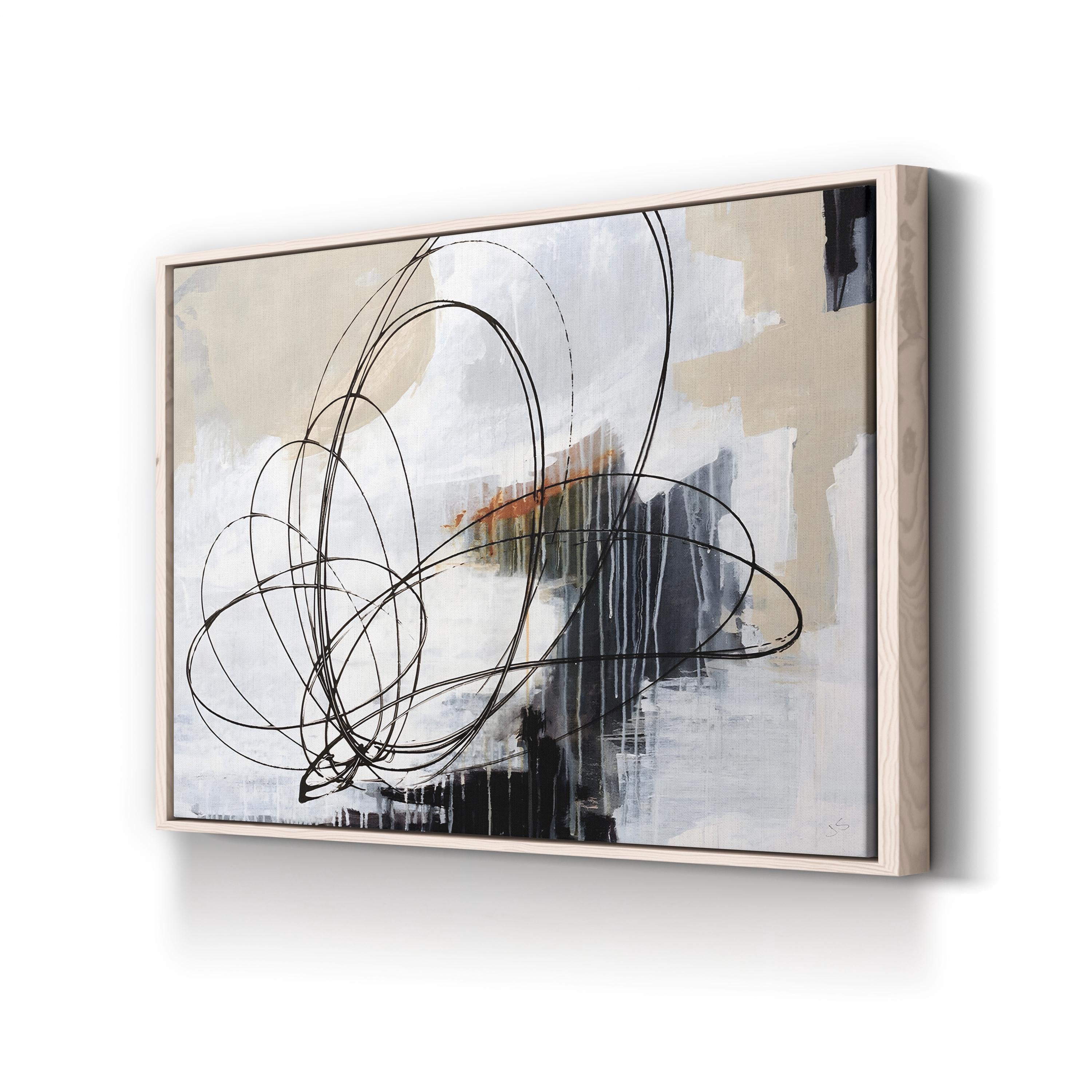 Verse II Wall Art by Joshua Schicker | Contemporary Abstract Line Art Canvas