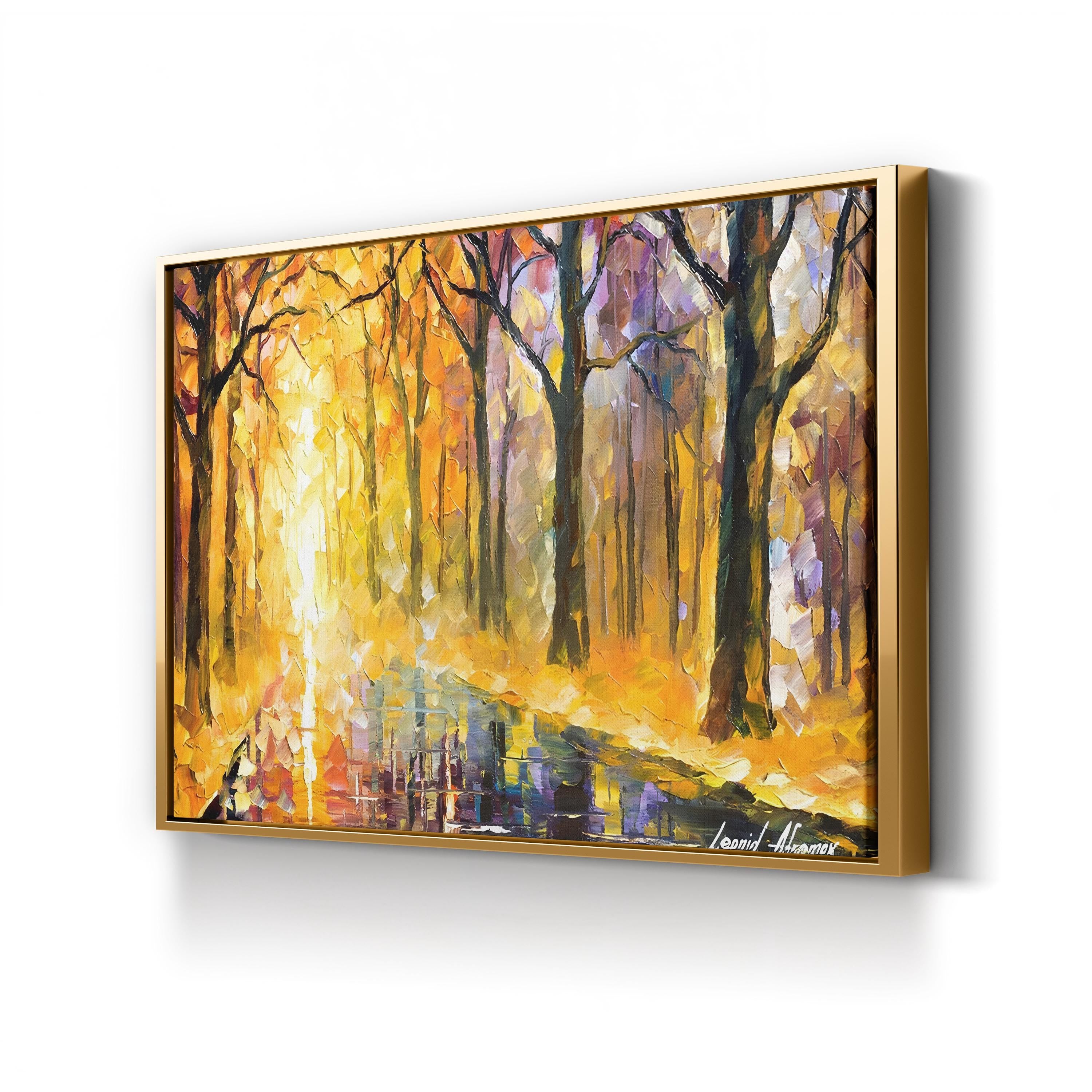 Vibrations That Never End Wall Art by Leonid Afremov