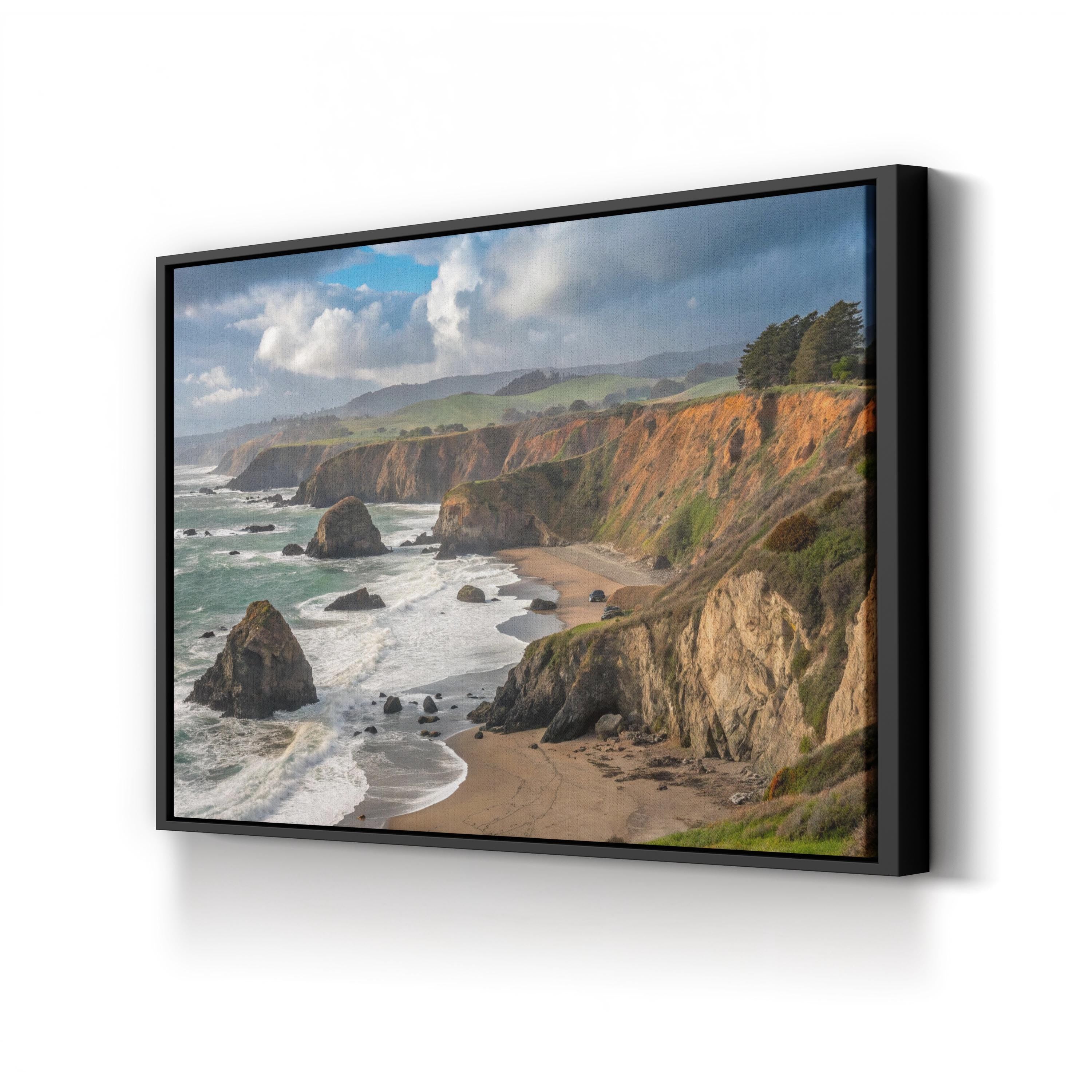 Coastal Cliff Beach landscape Art Photography
