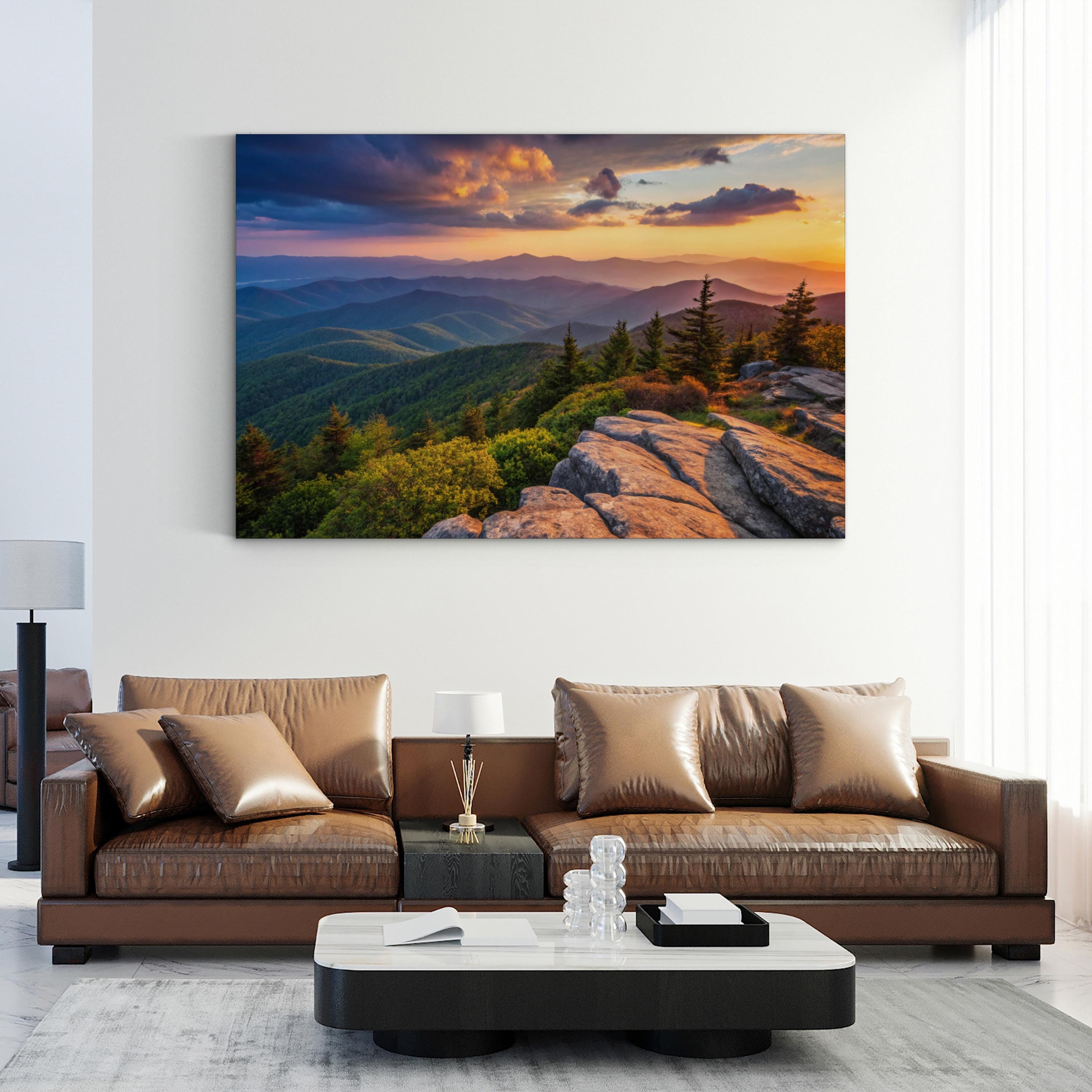 Roan Mountain Appalachian Trail – Vintage Photography Wall Art | Landscape Canvas Print