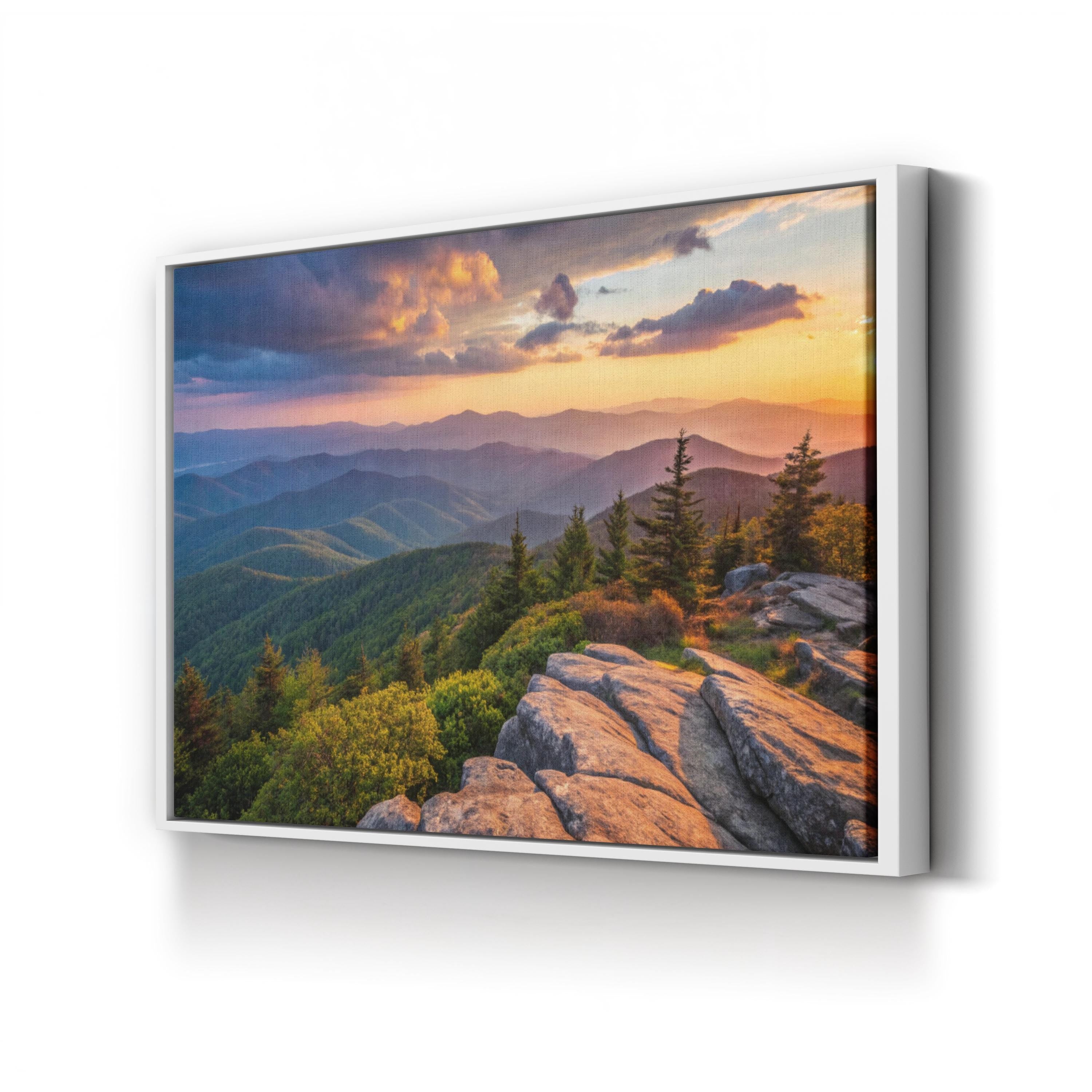Roan Mountain Appalachian Trail – Vintage Photography Wall Art | Landscape Canvas Print