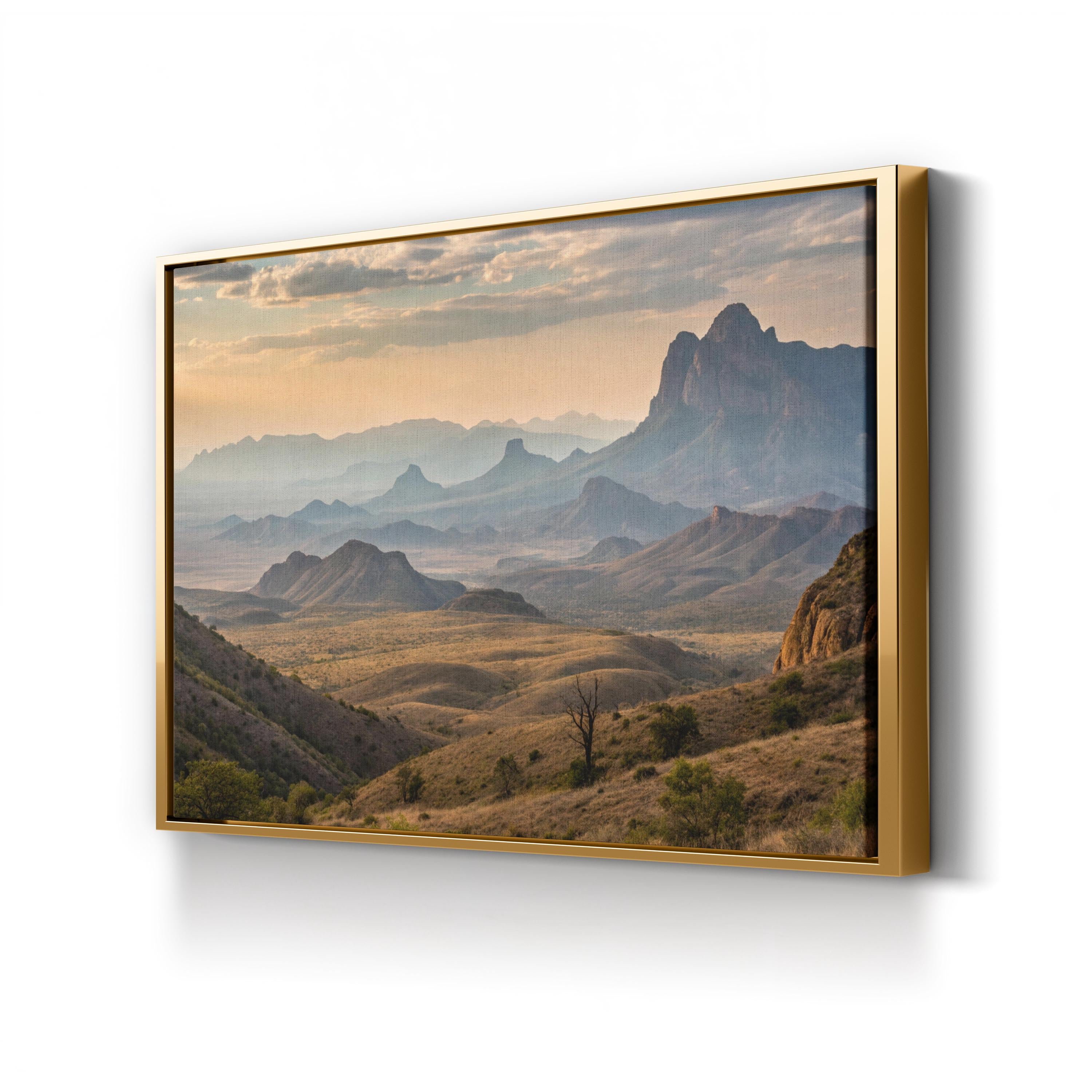 Big Bend Chisos Mountains – Vintage Photography Wall Art | National Park Canvas Print