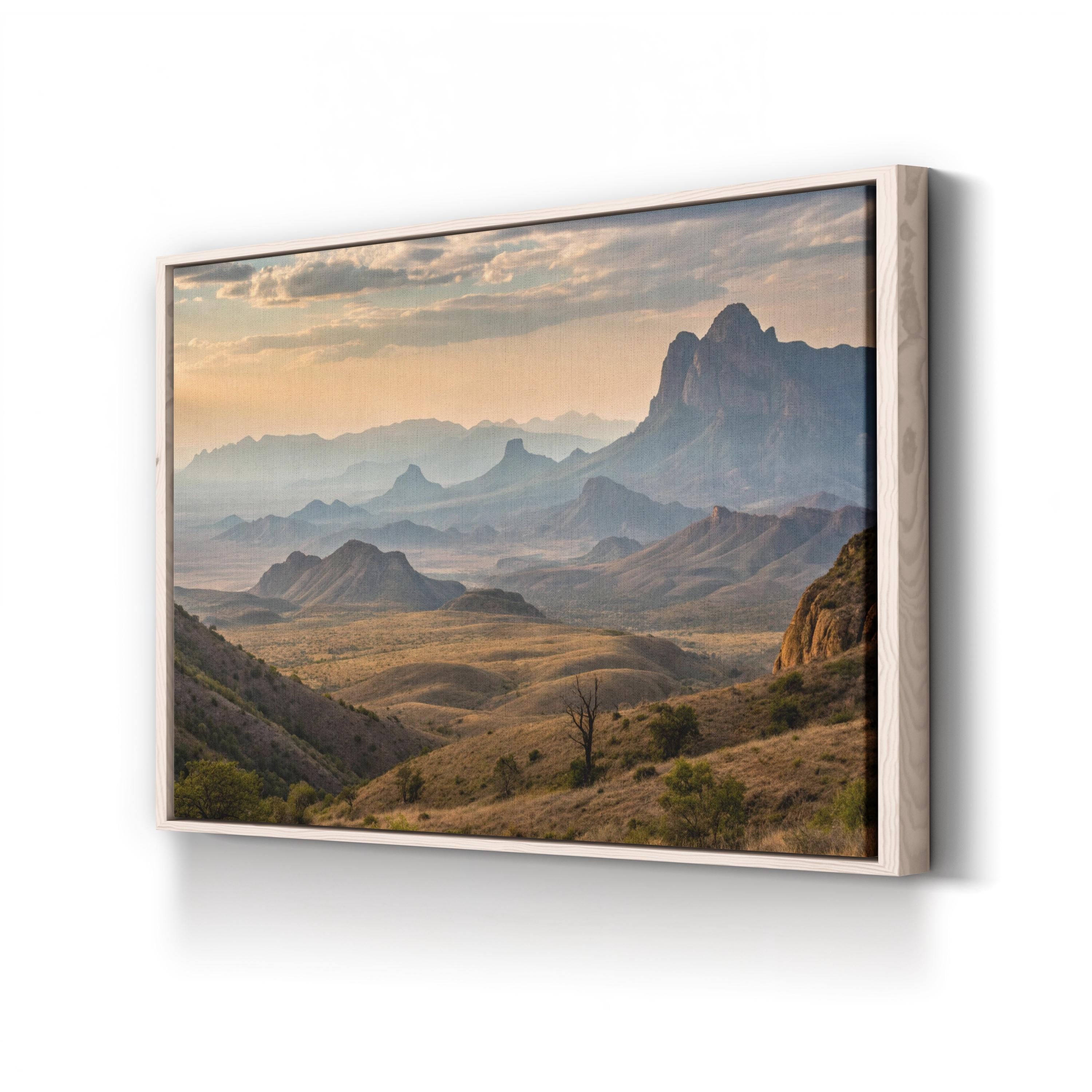 Big Bend Chisos Mountains – Vintage Photography Wall Art | National Park Canvas Print