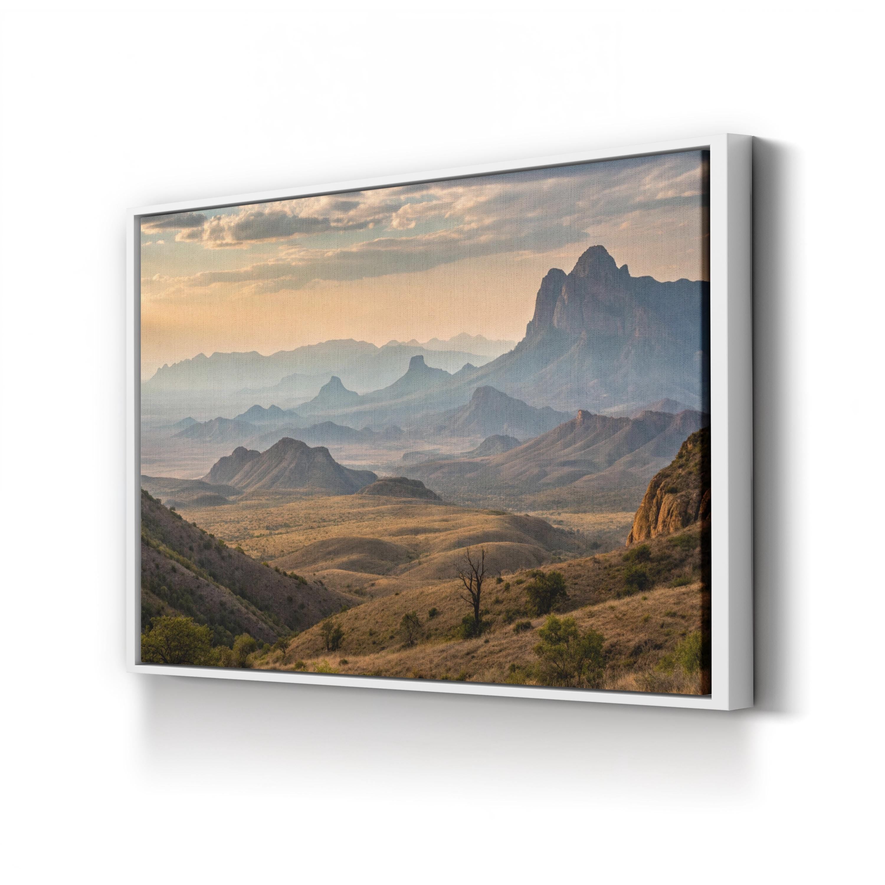 Big Bend Chisos Mountains – Vintage Photography Wall Art | National Park Canvas Print