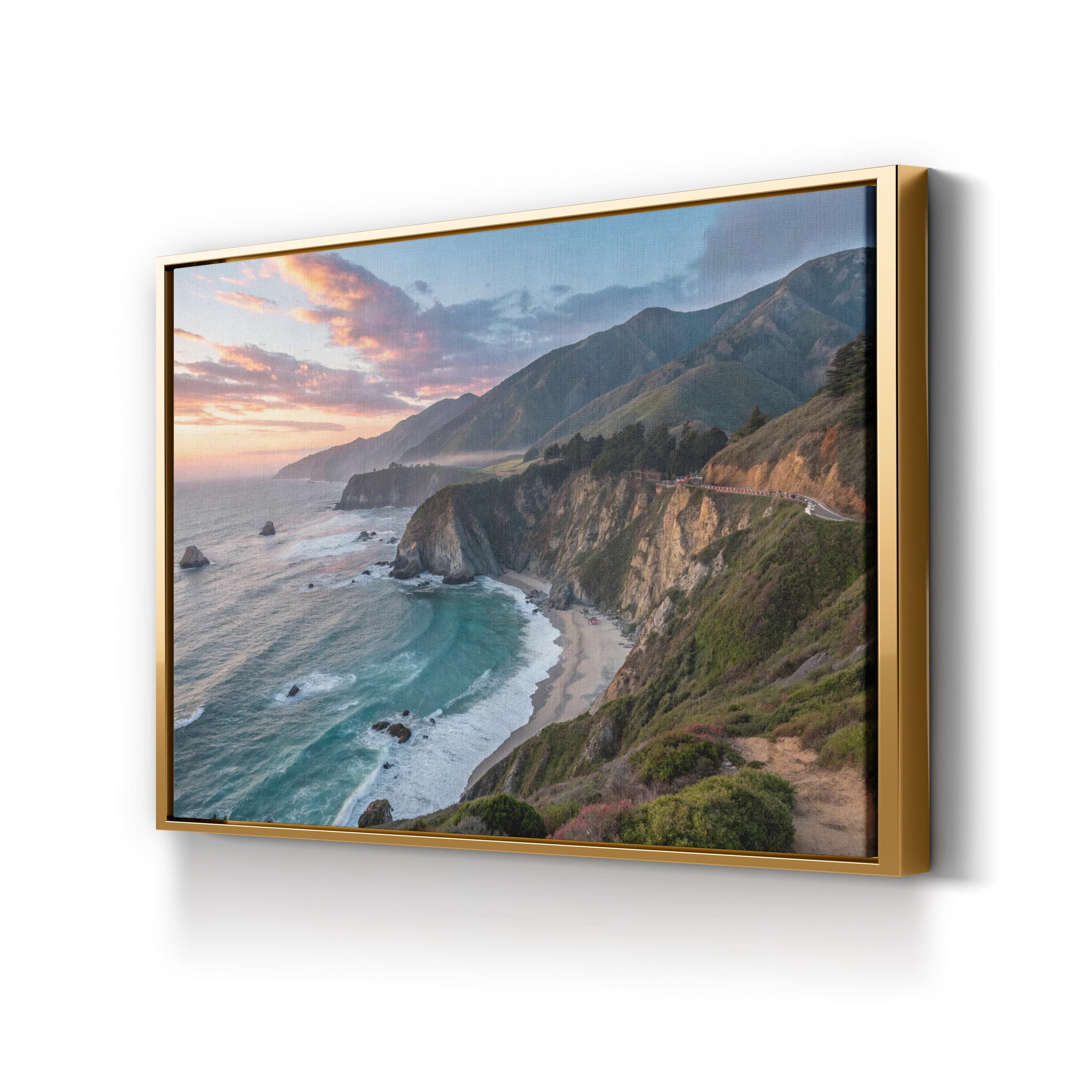 Big Sur, California — Pacific Coast Sunset Canvas Wall Art