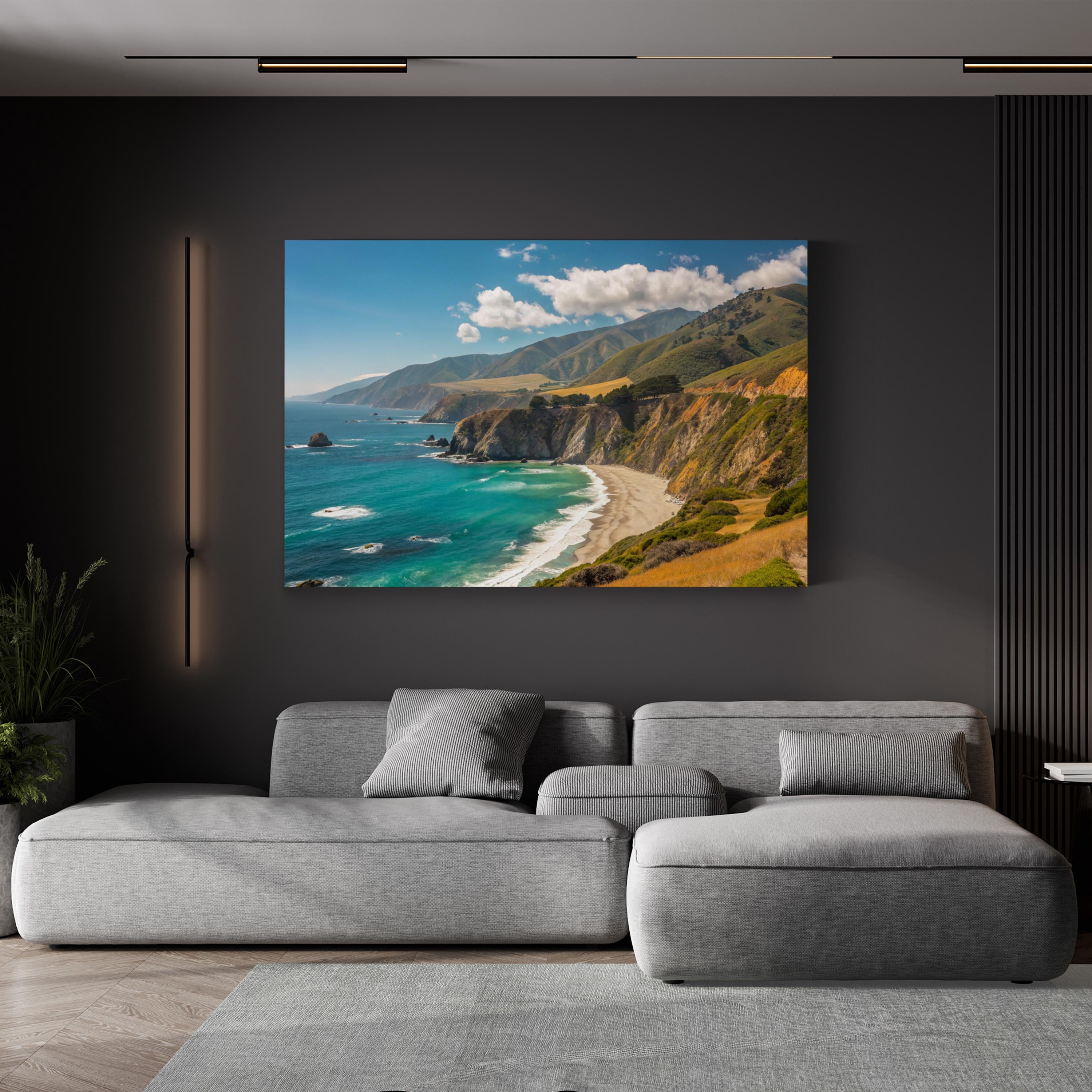 Big Sur, California Coast — Coastal Landscape Canvas Wall Art